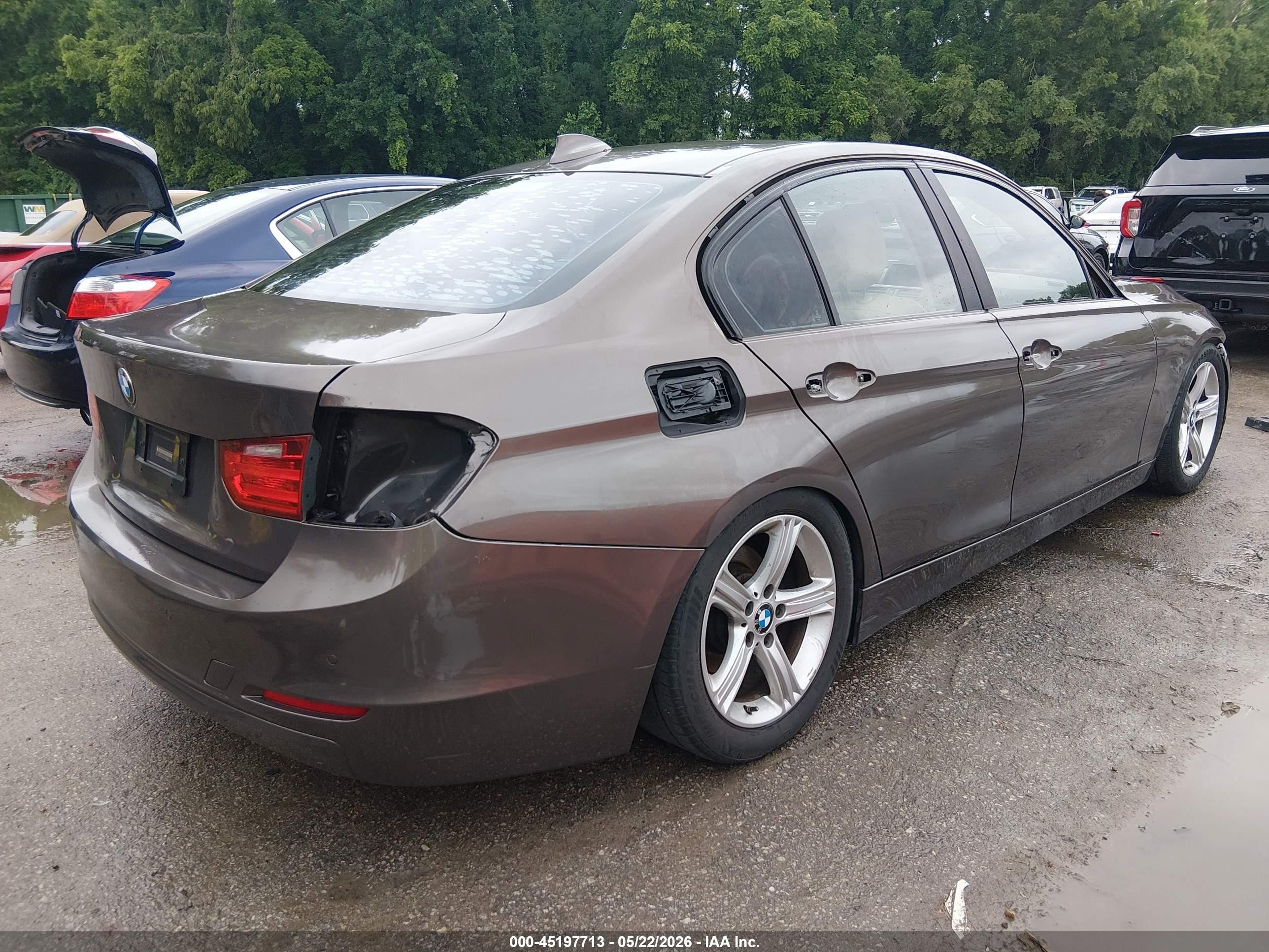 2015 Bmw 328i   Gray vin: WBA3A5G51FNS91349