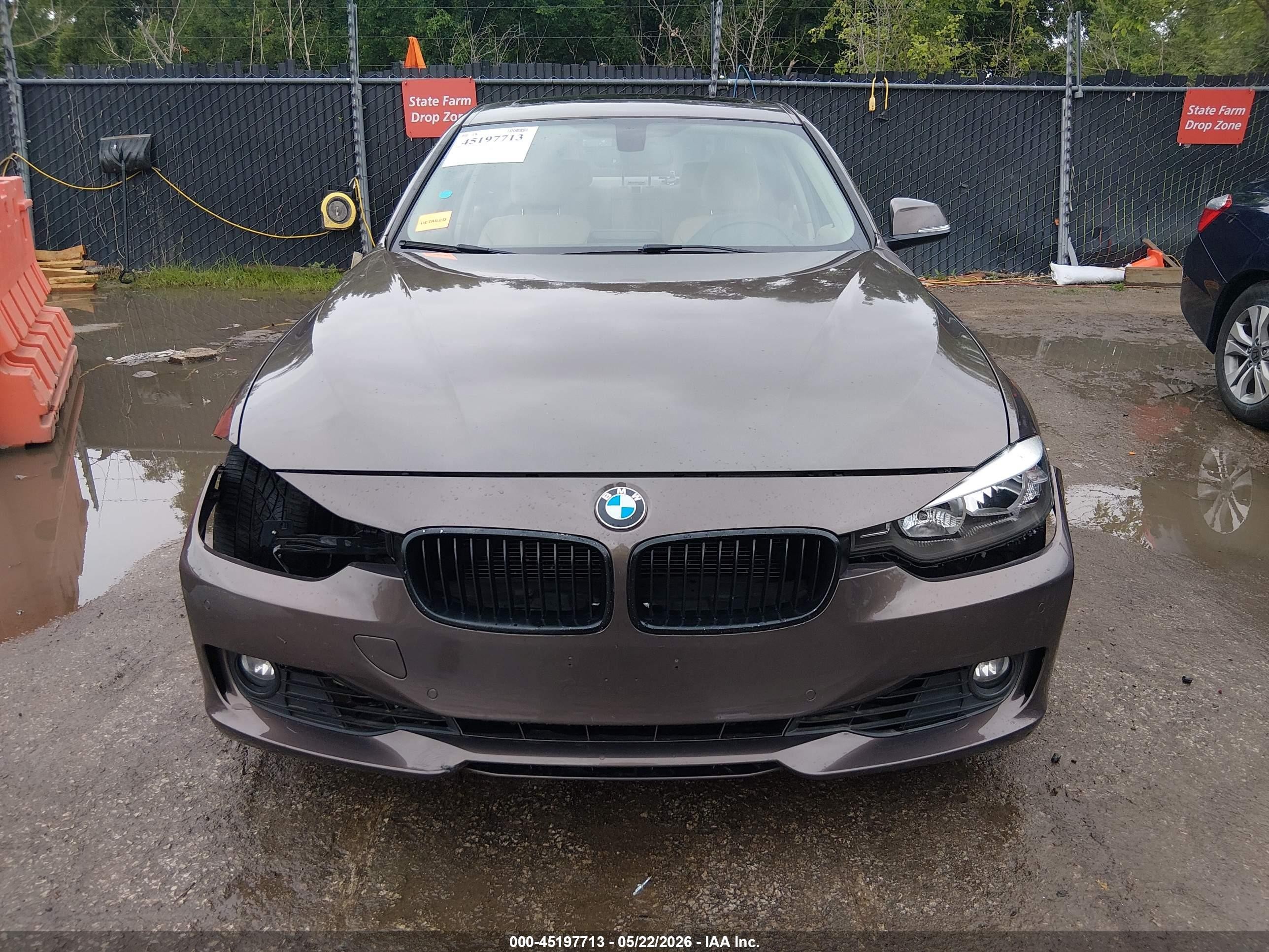 2015 Bmw 328i   Gray vin: WBA3A5G51FNS91349