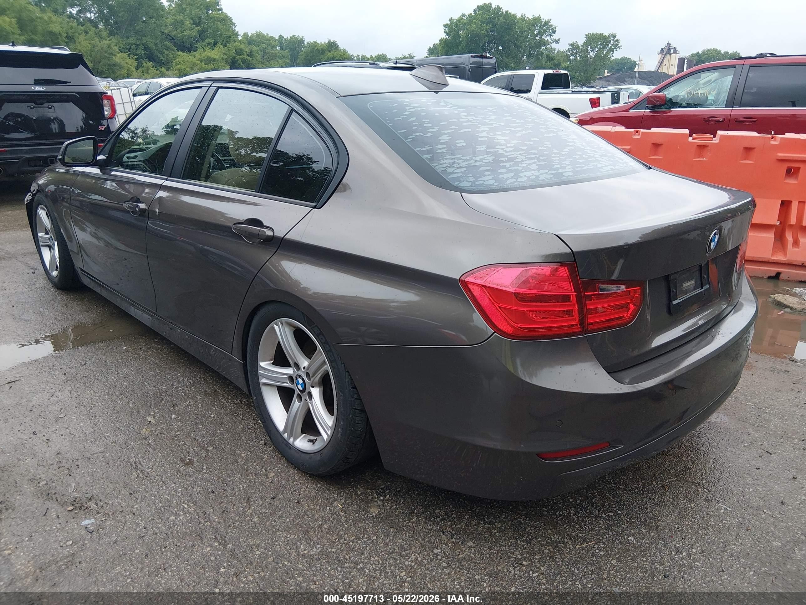 2015 Bmw 328i   Gray vin: WBA3A5G51FNS91349