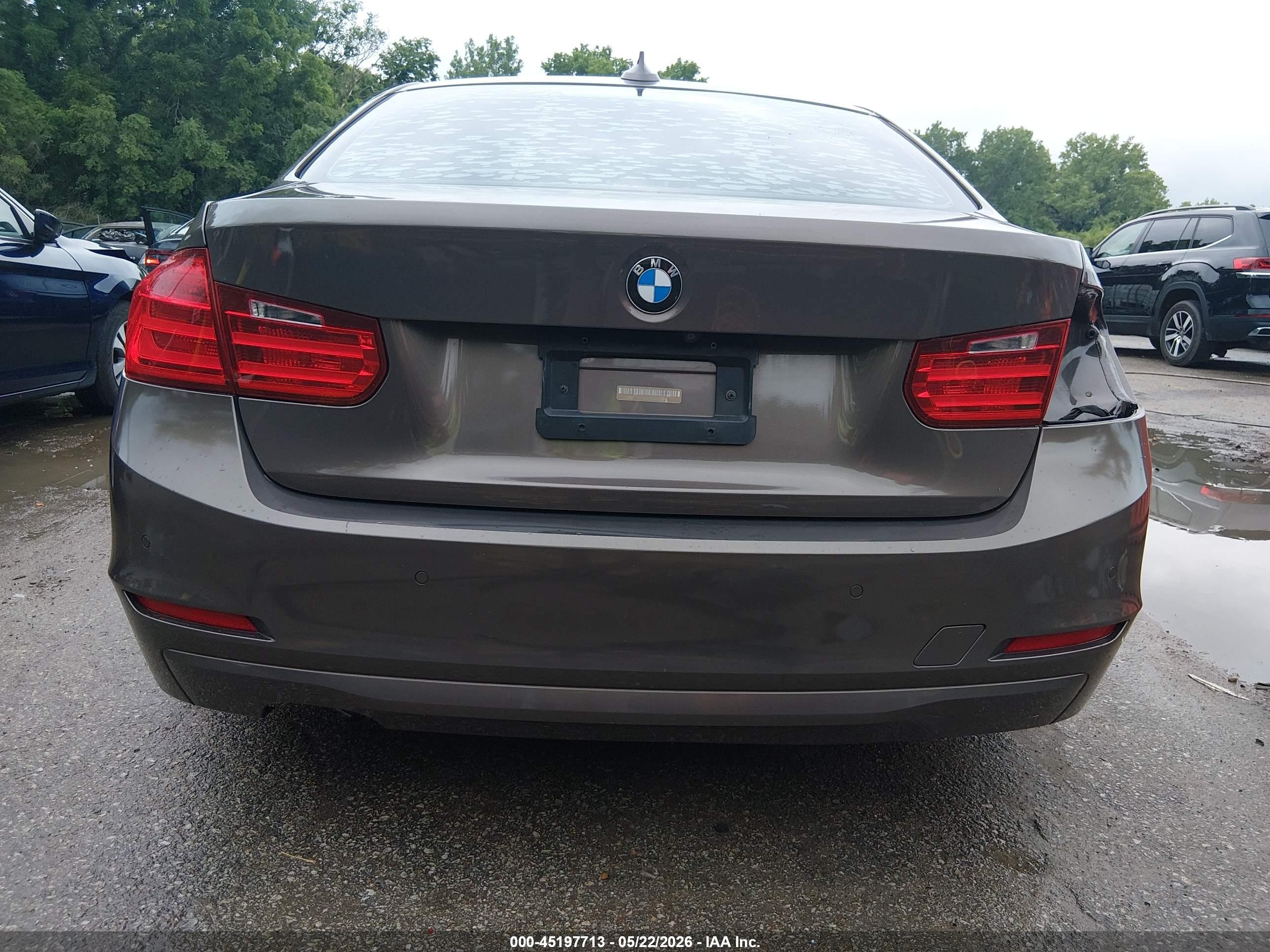 2015 Bmw 328i   Gray vin: WBA3A5G51FNS91349