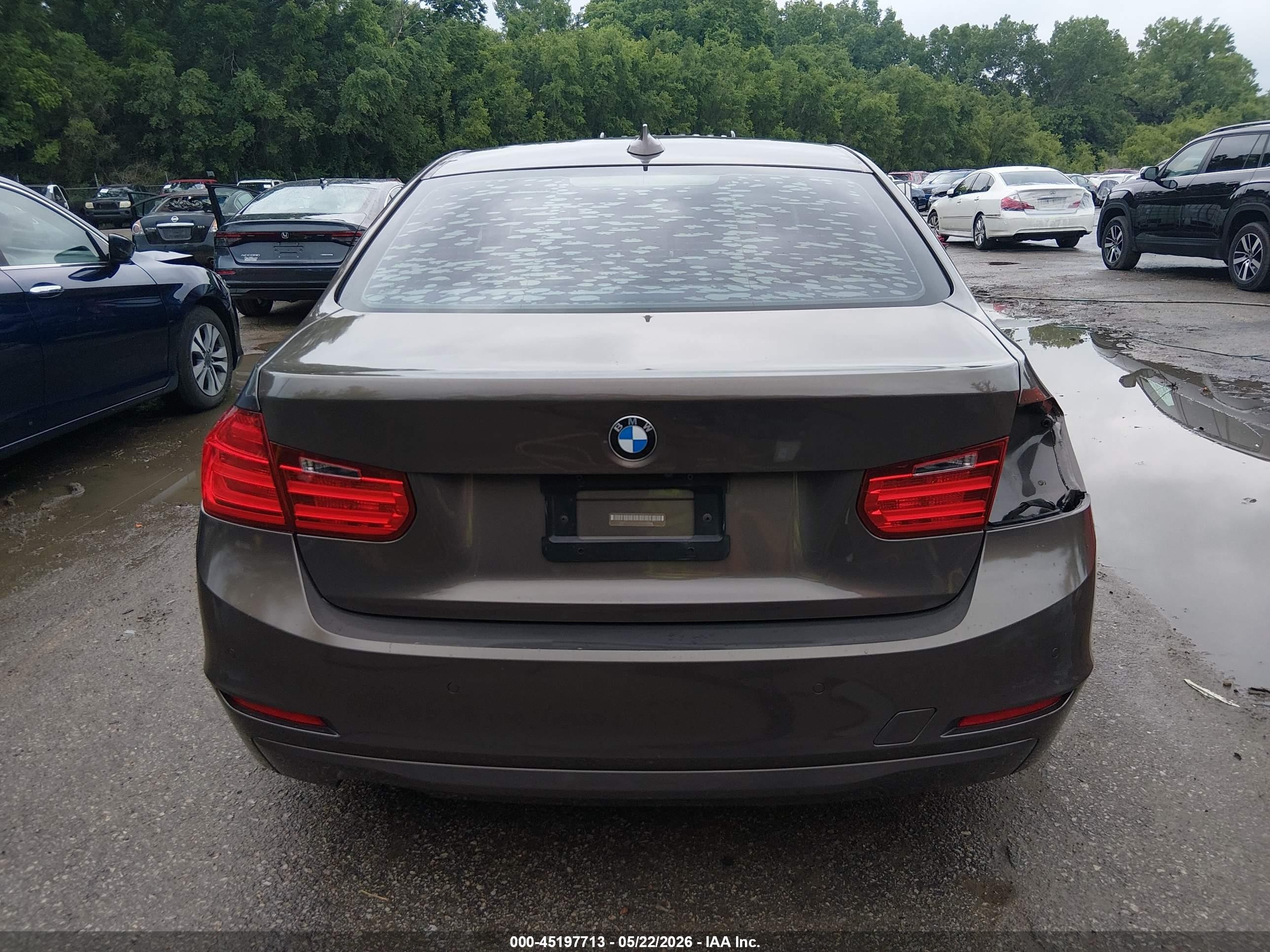 2015 Bmw 328i   Gray vin: WBA3A5G51FNS91349