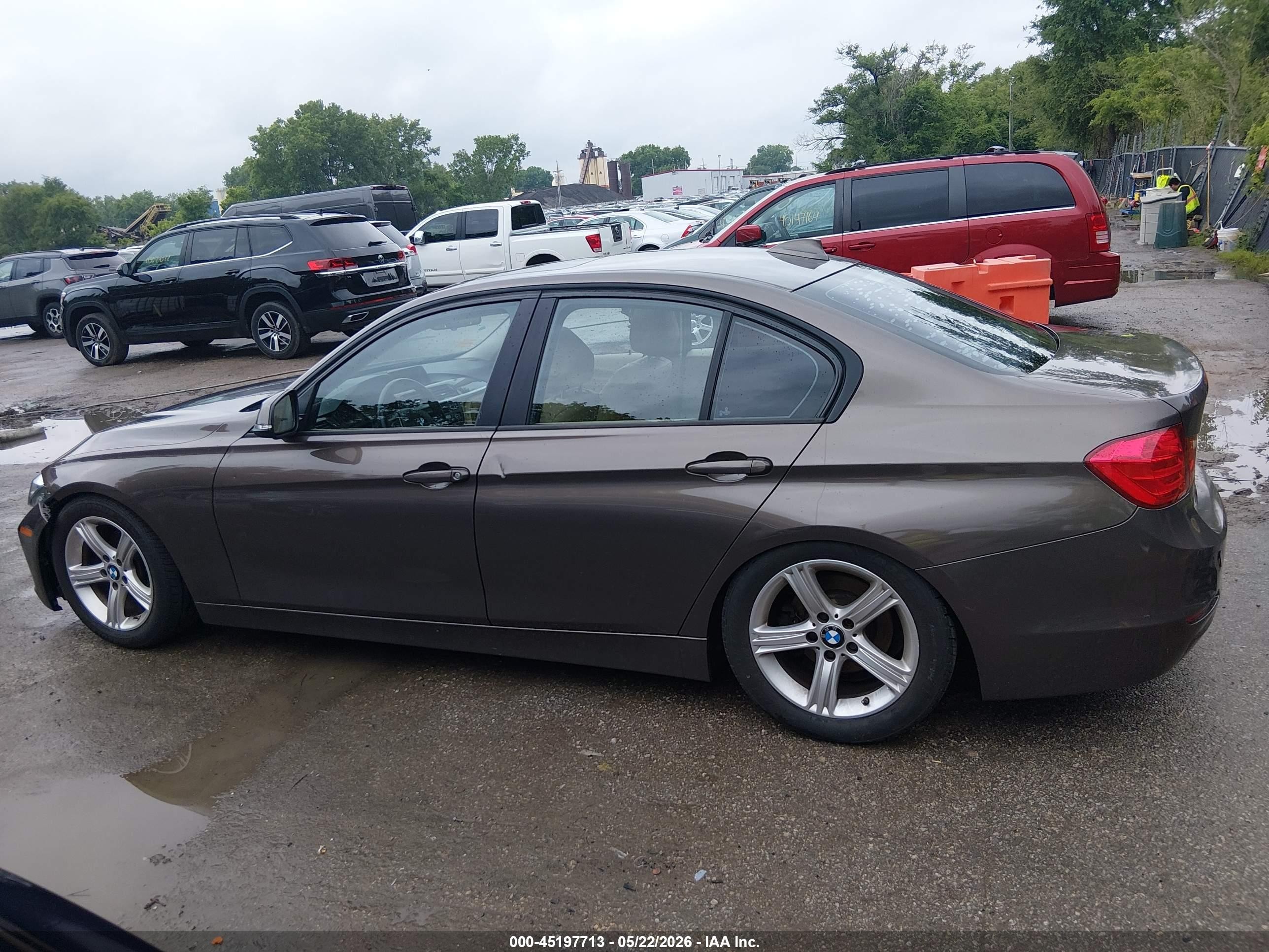 2015 Bmw 328i   Gray vin: WBA3A5G51FNS91349