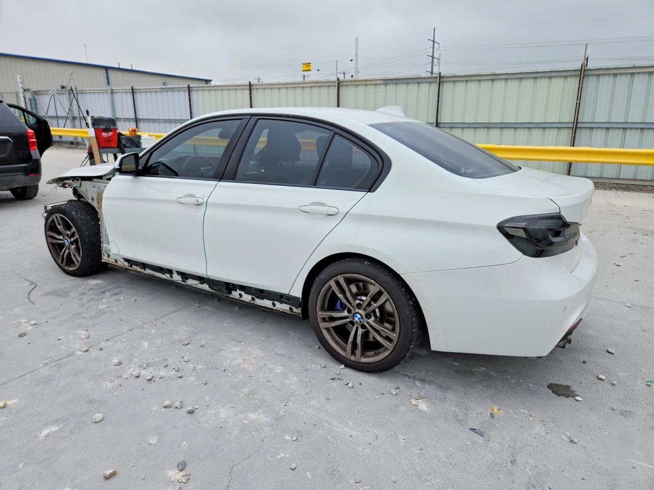 2015 Bmw 328 I White vin: WBA3A5G51FNS91917