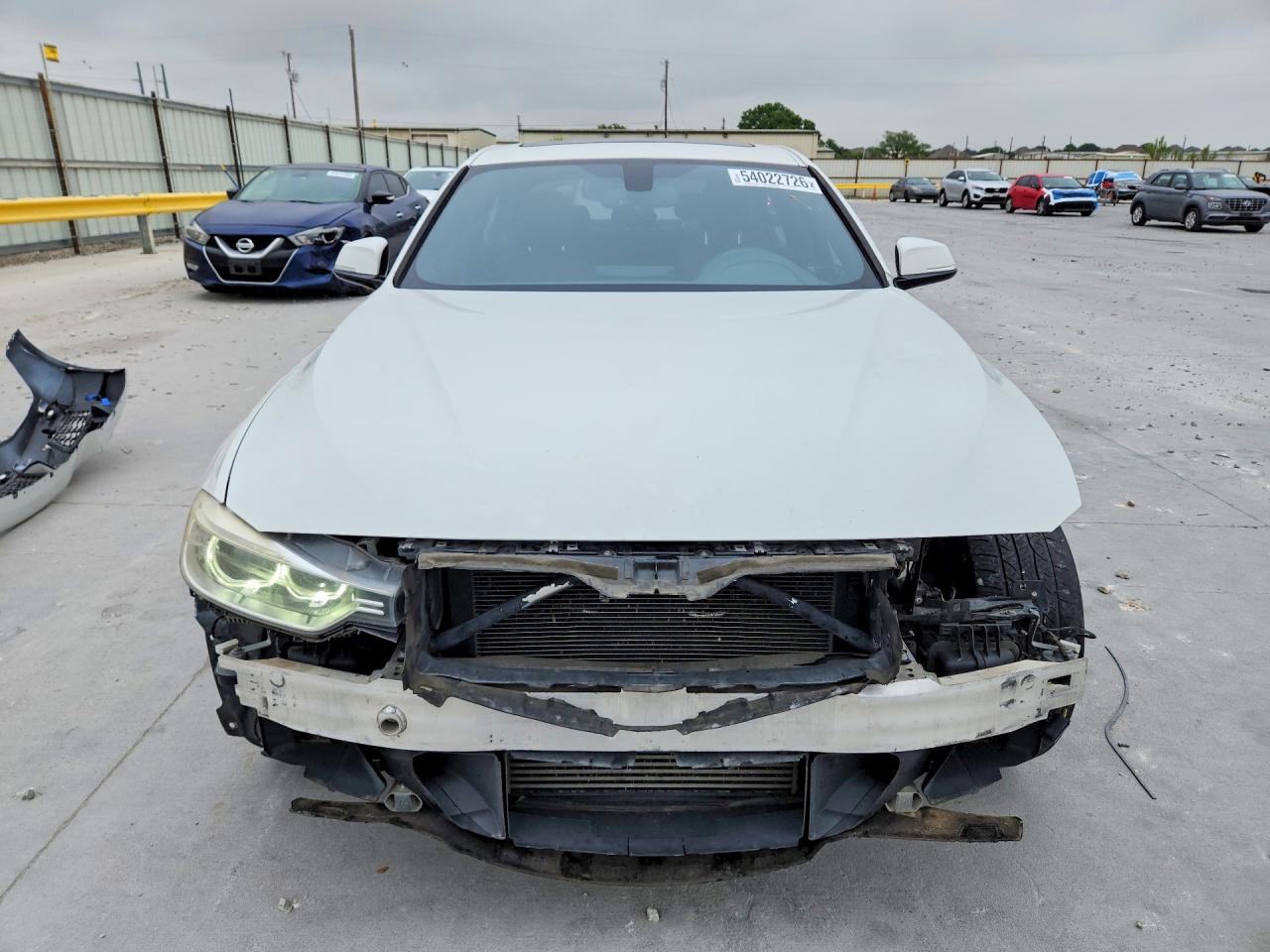 2015 Bmw 328 I White vin: WBA3A5G51FNS91917