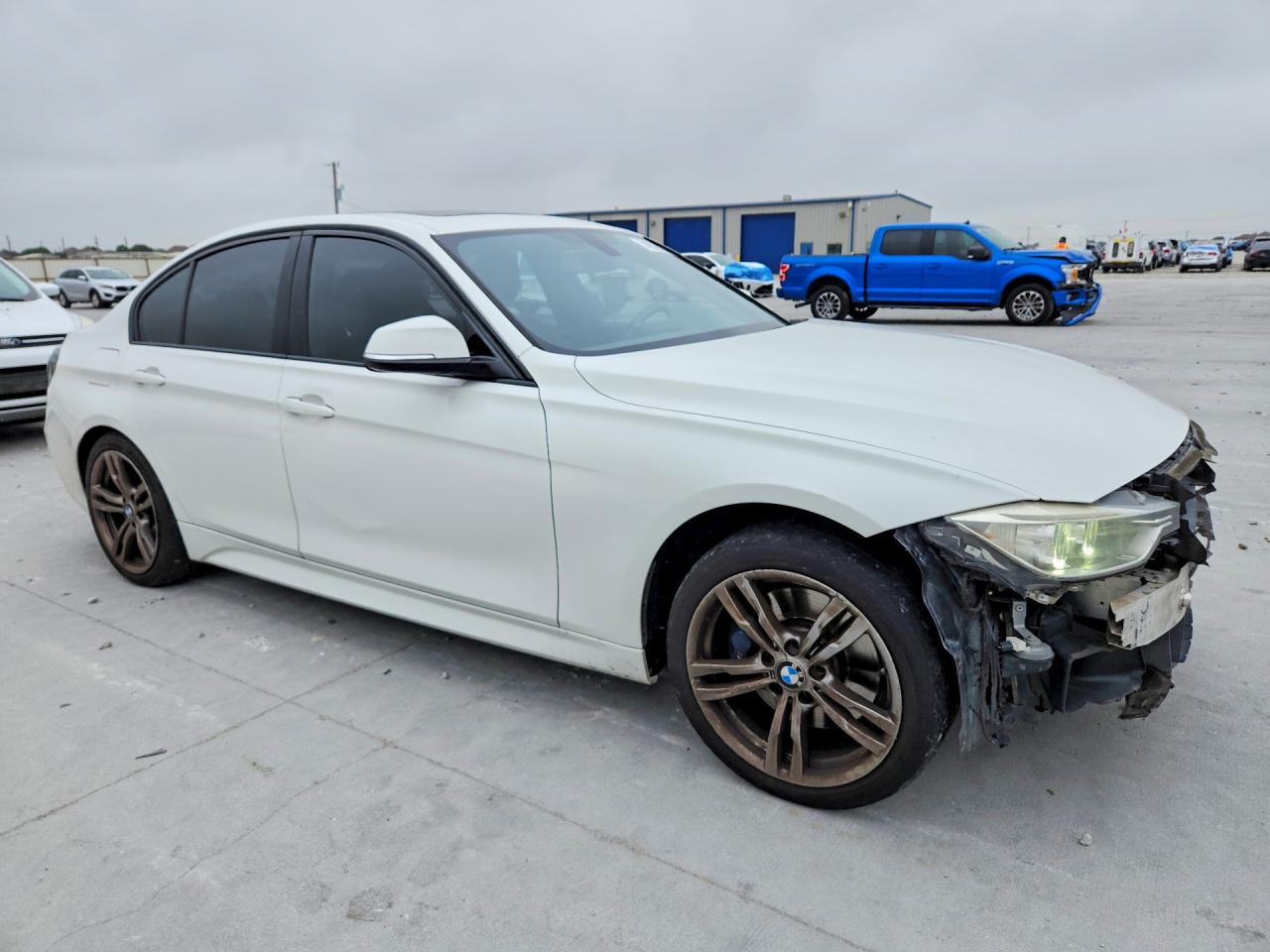 2015 Bmw 328 I White vin: WBA3A5G51FNS91917