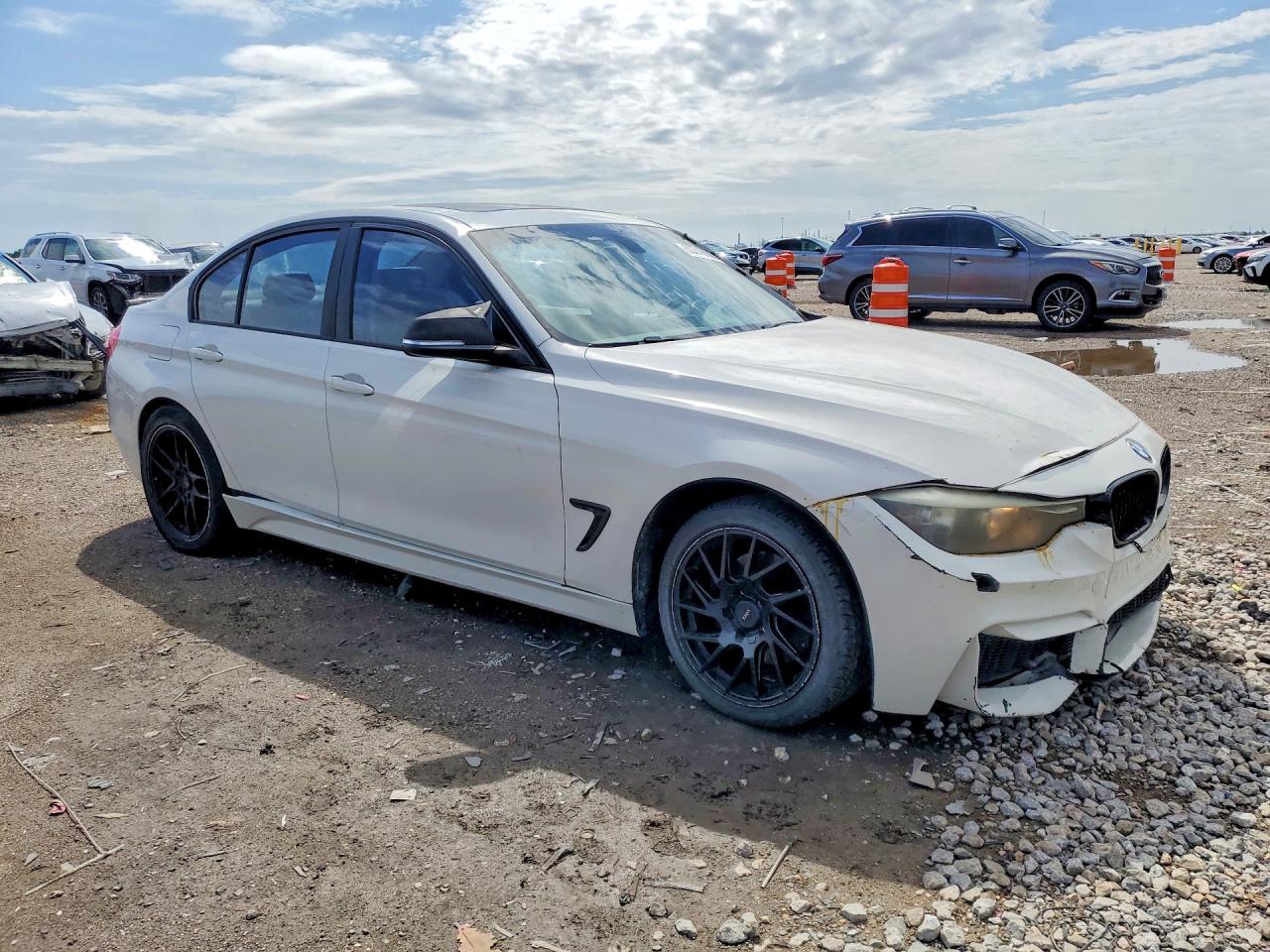 2012 Bmw 328 I White vin: WBA3A5G52CNP16279