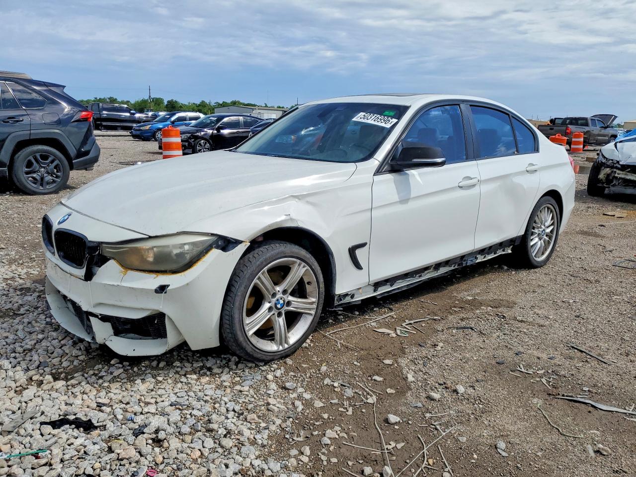 2012 Bmw 328 I White vin: WBA3A5G52CNP16279