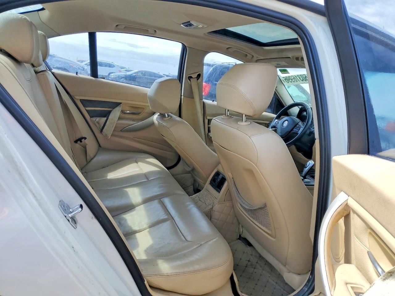 2012 Bmw 328 I White vin: WBA3A5G52CNP16279