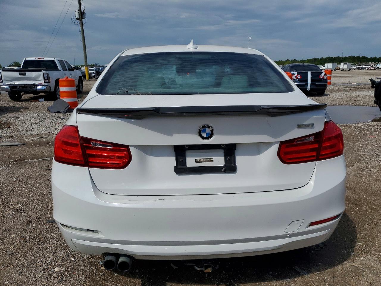 2012 Bmw 328 I White vin: WBA3A5G52CNP16279