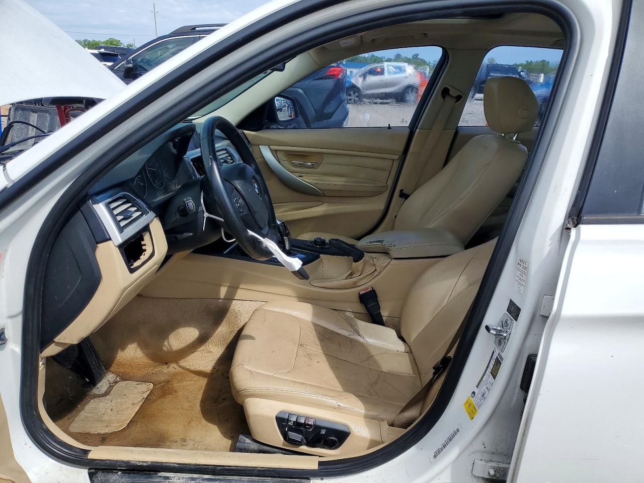 2012 Bmw 328 I White vin: WBA3A5G52CNP16279