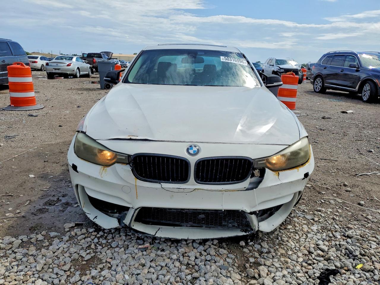 2012 Bmw 328 I White vin: WBA3A5G52CNP16279