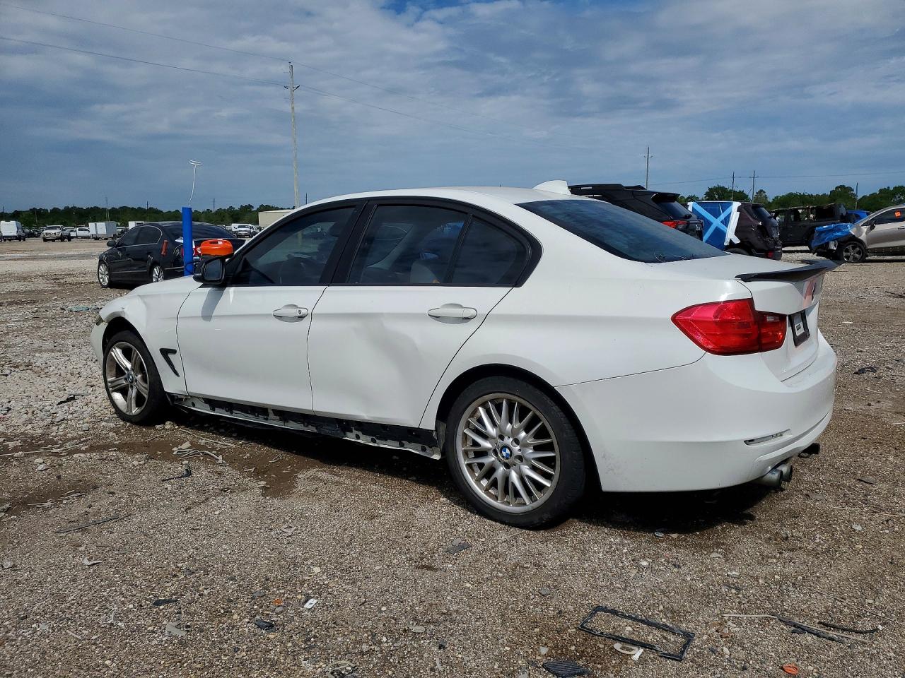 2012 Bmw 328 I White vin: WBA3A5G52CNP16279