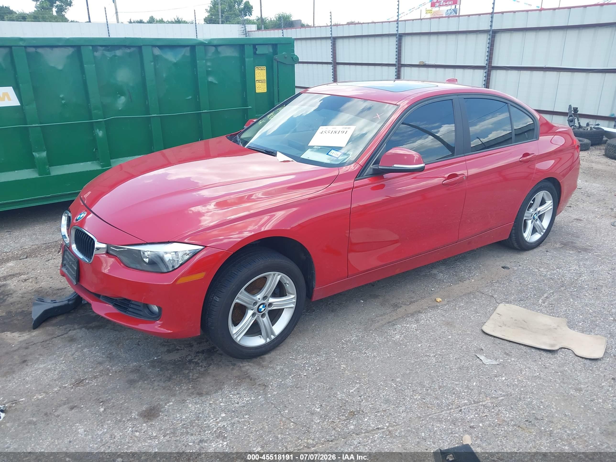 2014 Bmw 328i Red vin: WBA3A5G52ENP27463