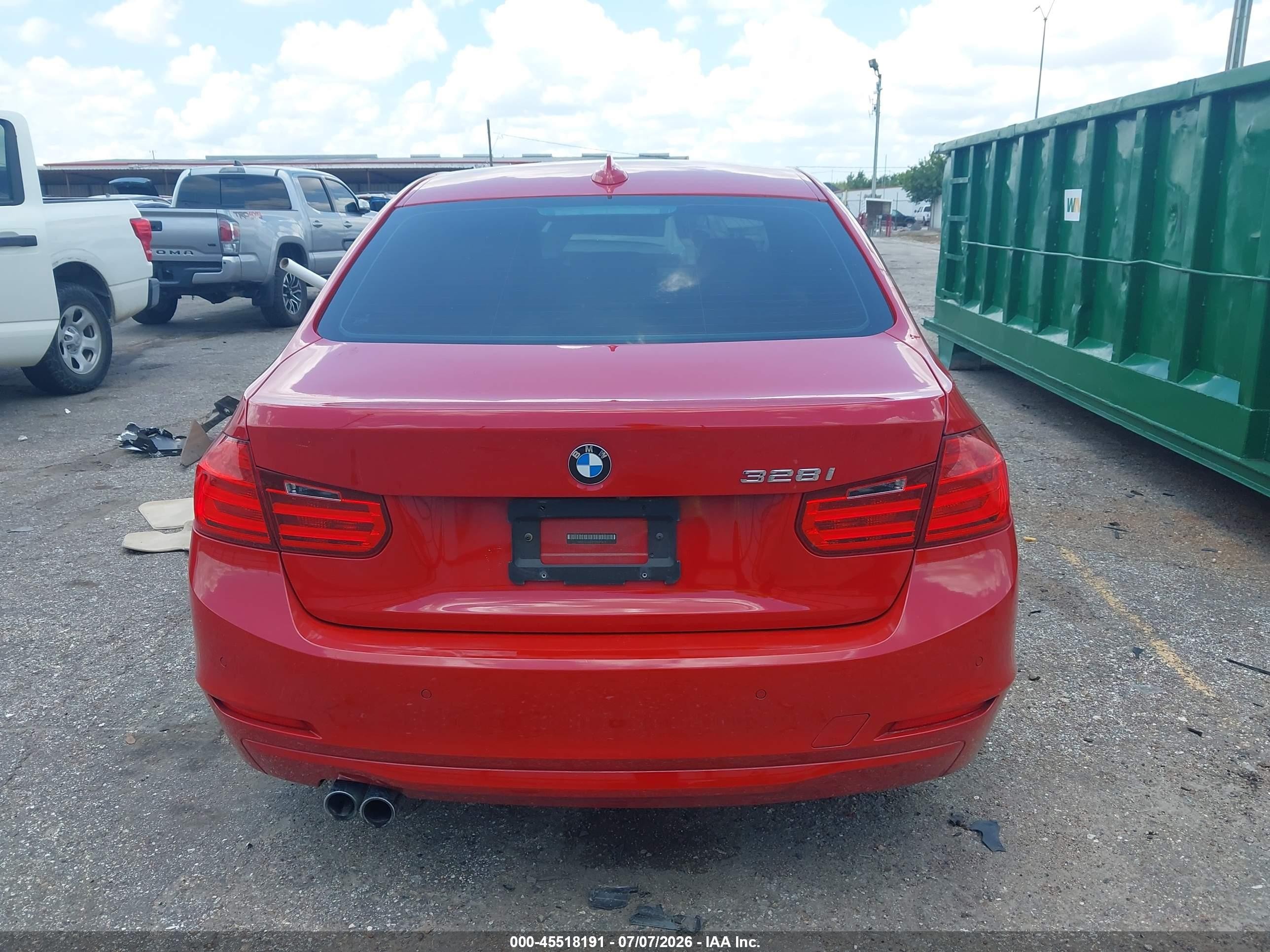 2014 Bmw 328i Red vin: WBA3A5G52ENP27463