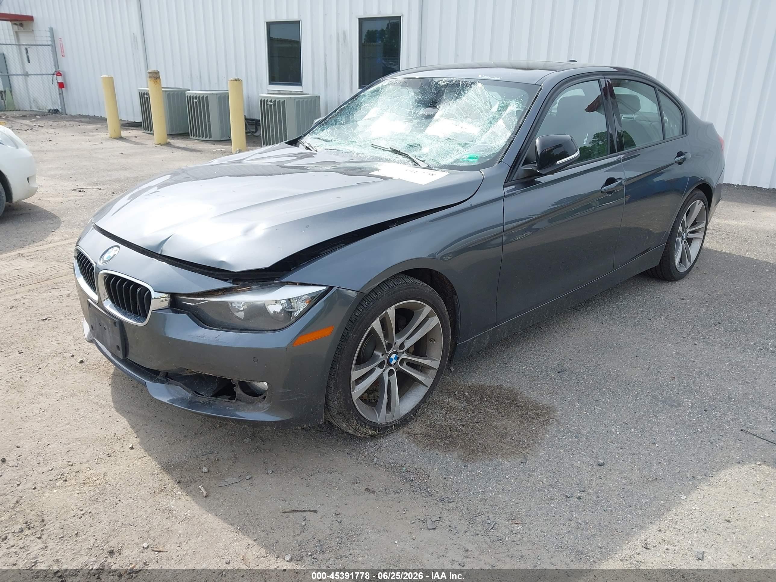 2014 Bmw 328i Gray vin: WBA3A5G52ENP28435
