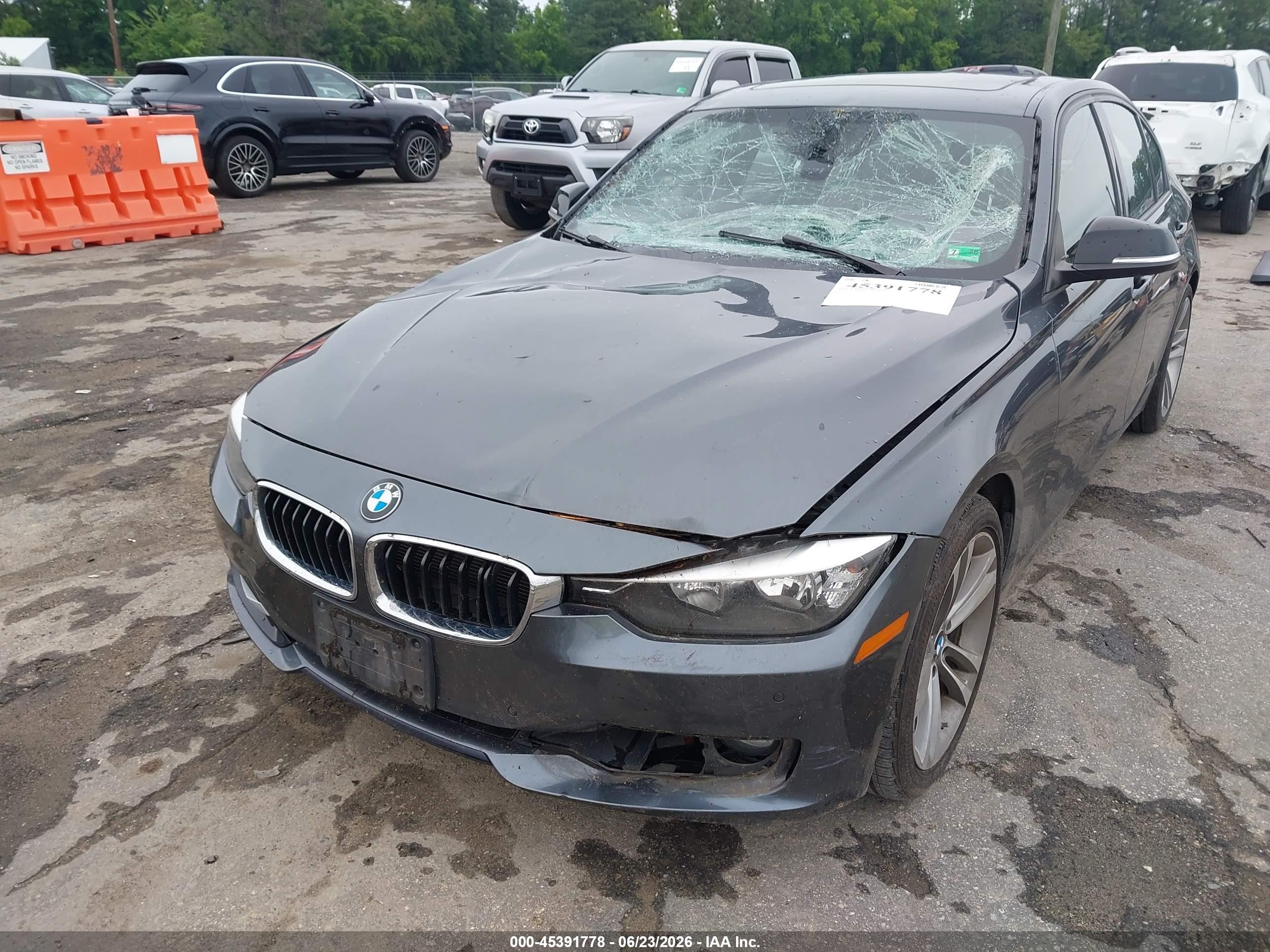 2014 Bmw 328i Gray vin: WBA3A5G52ENP28435