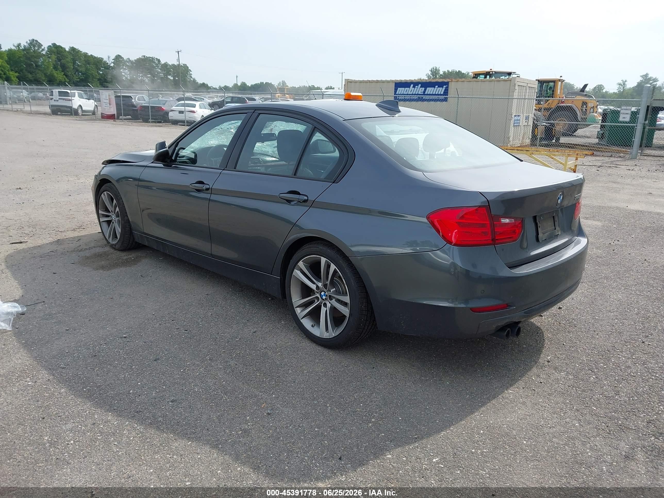 2014 Bmw 328i Gray vin: WBA3A5G52ENP28435