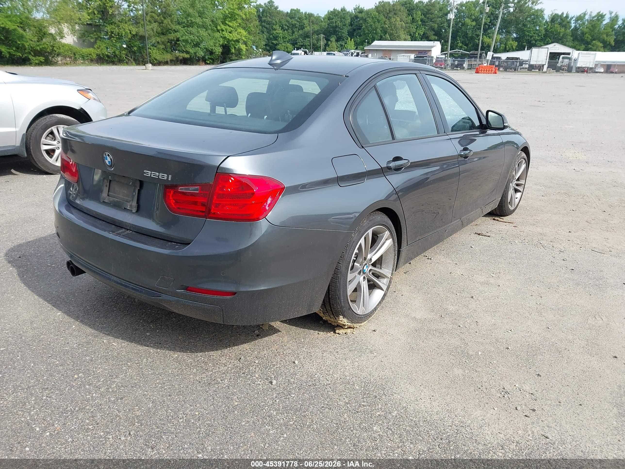 2014 Bmw 328i Gray vin: WBA3A5G52ENP28435