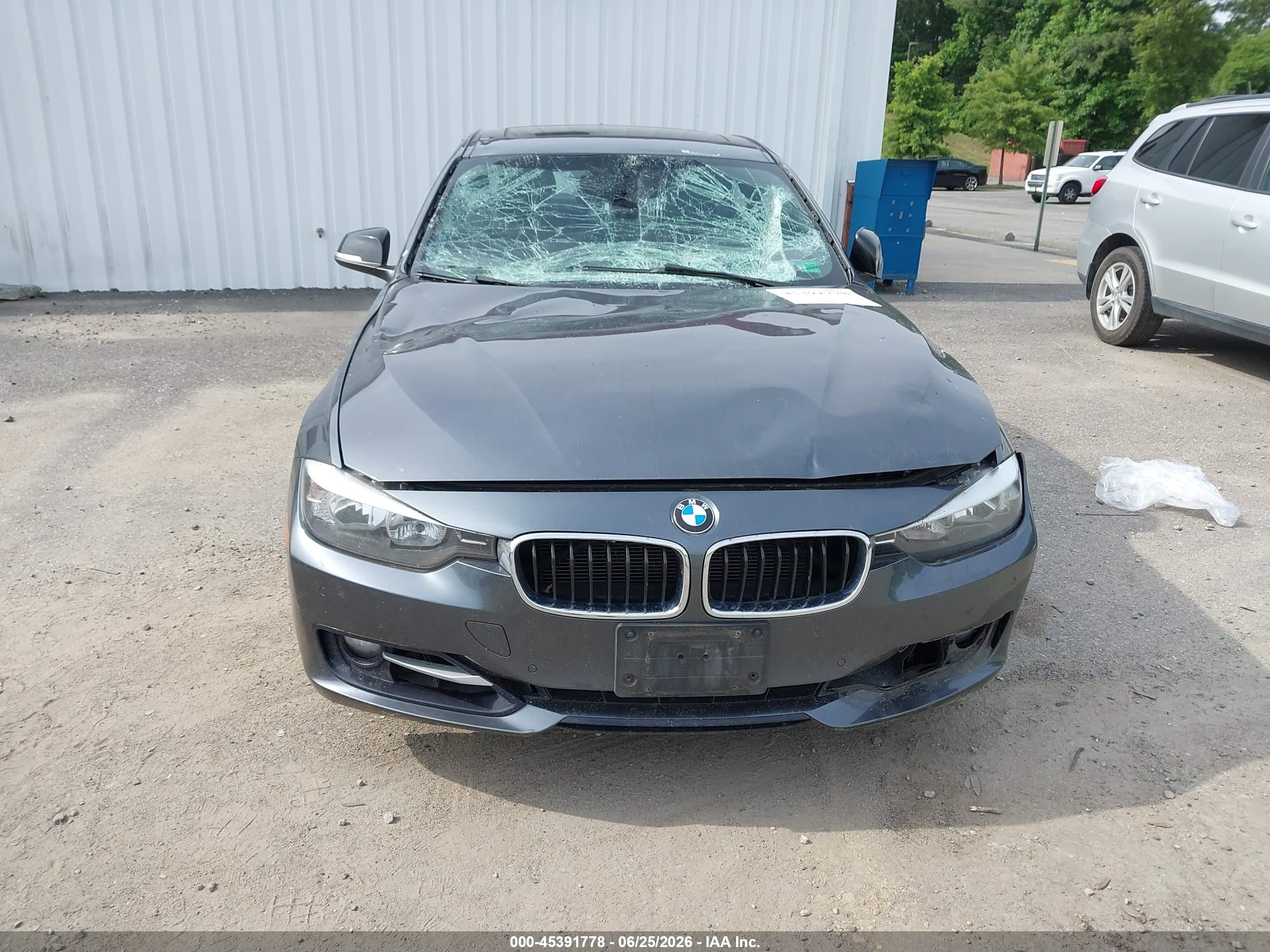 2014 Bmw 328i Gray vin: WBA3A5G52ENP28435