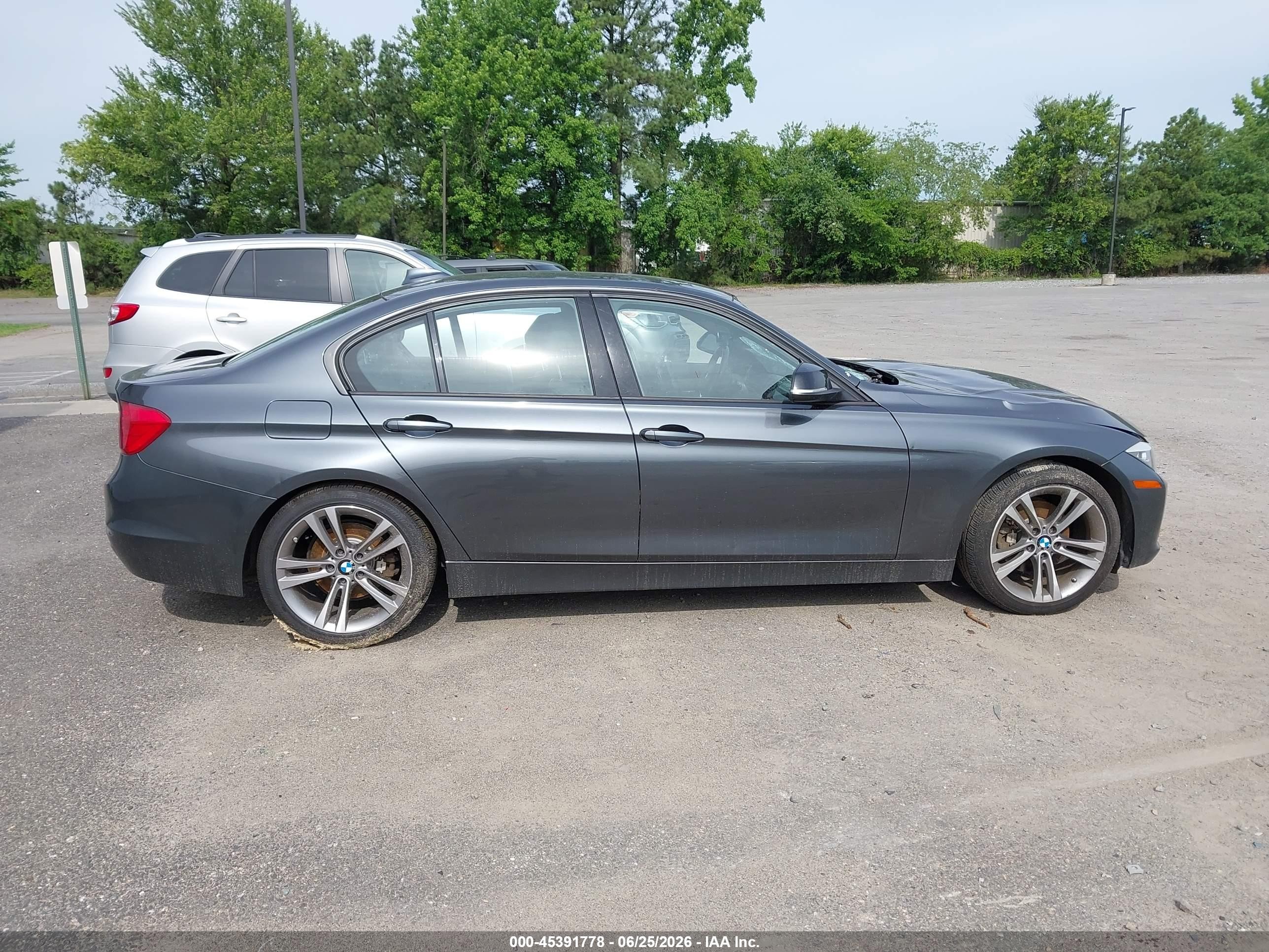 2014 Bmw 328i Gray vin: WBA3A5G52ENP28435