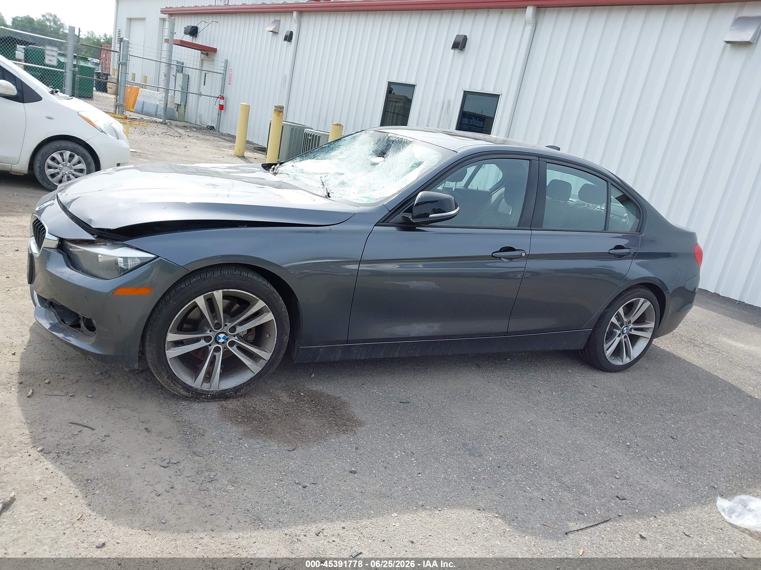 2014 Bmw 328i Gray vin: WBA3A5G52ENP28435