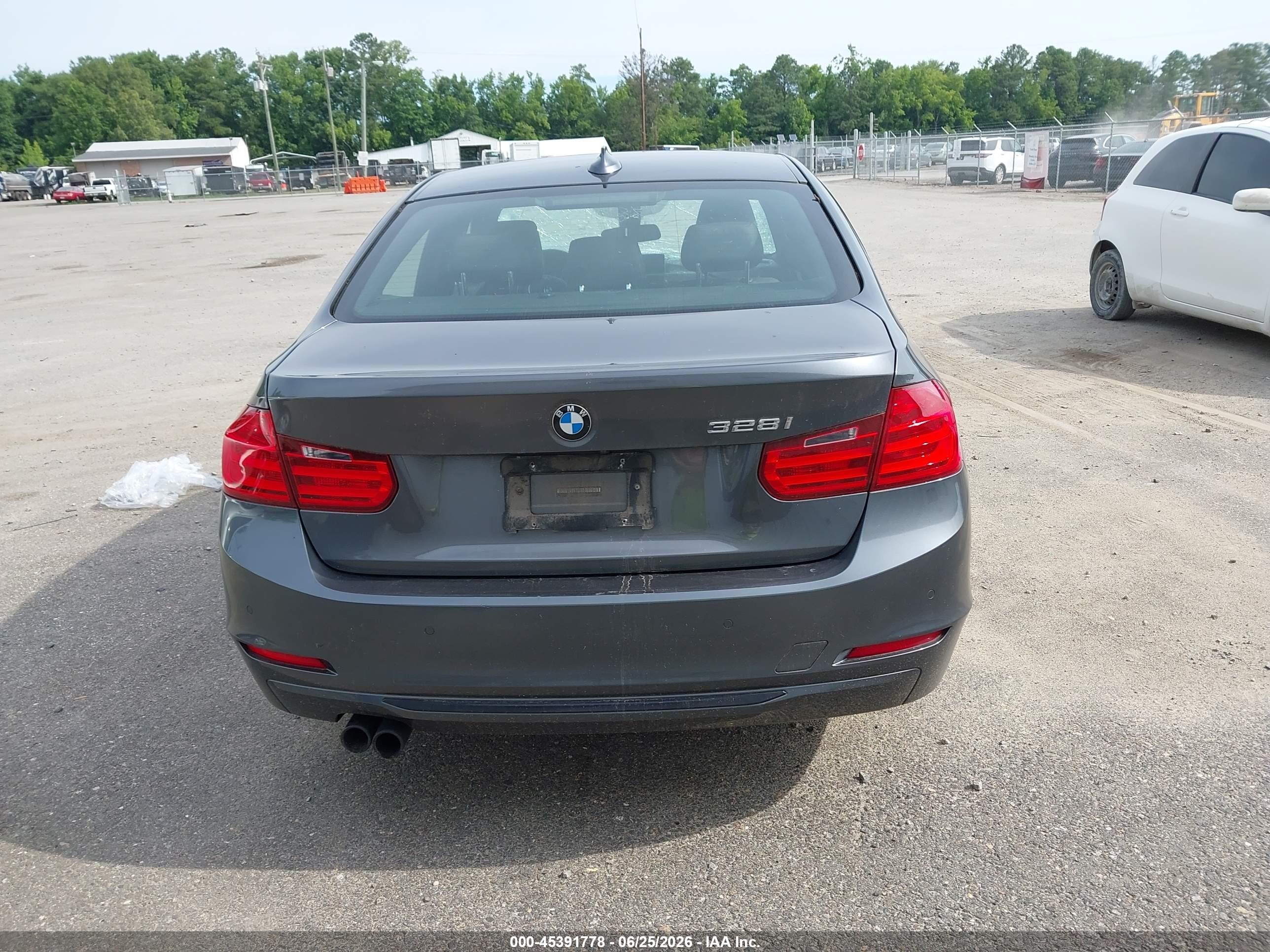 2014 Bmw 328i Gray vin: WBA3A5G52ENP28435