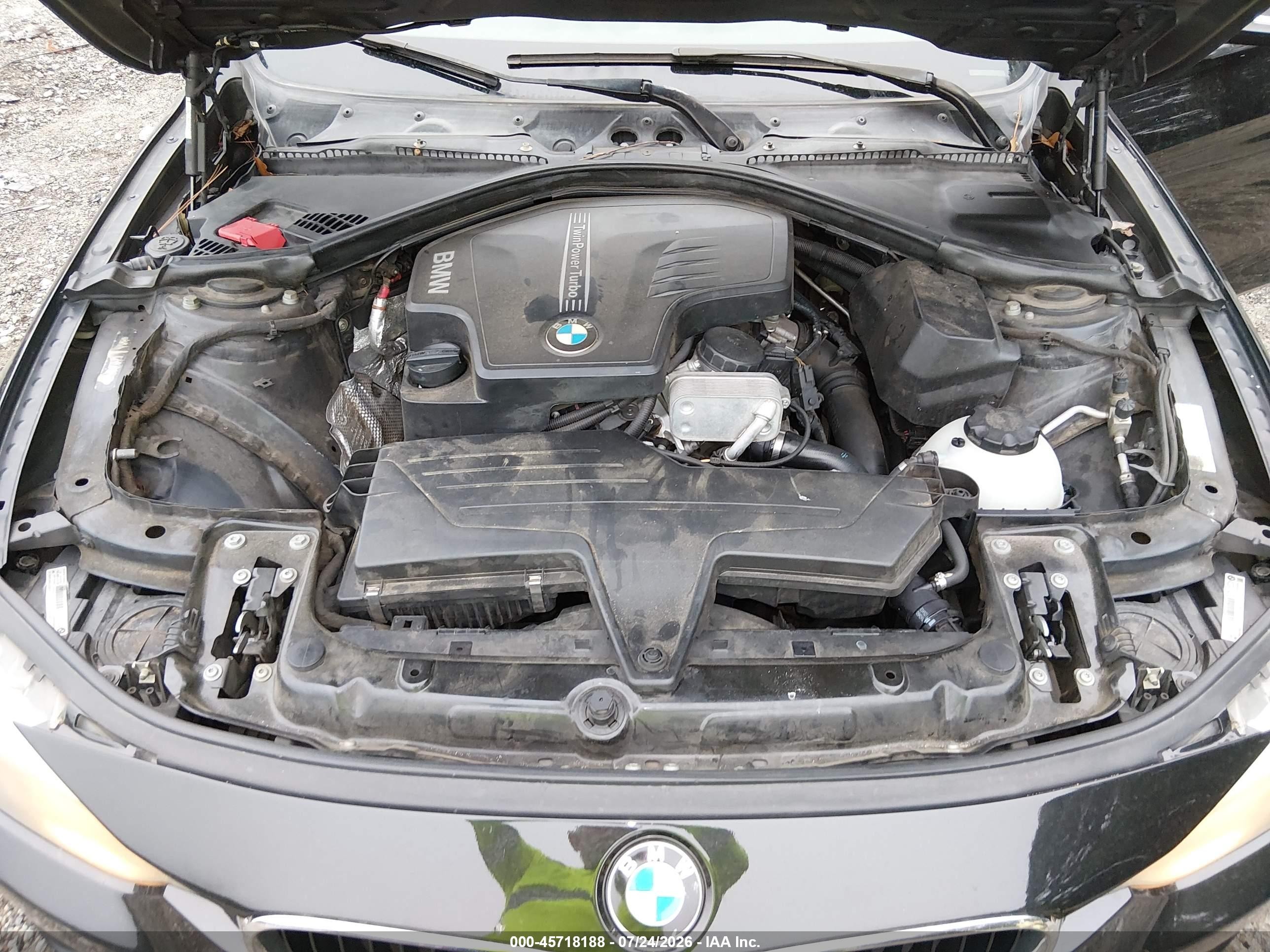 2014 Bmw 328i   Black vin: WBA3A5G52ENP28564