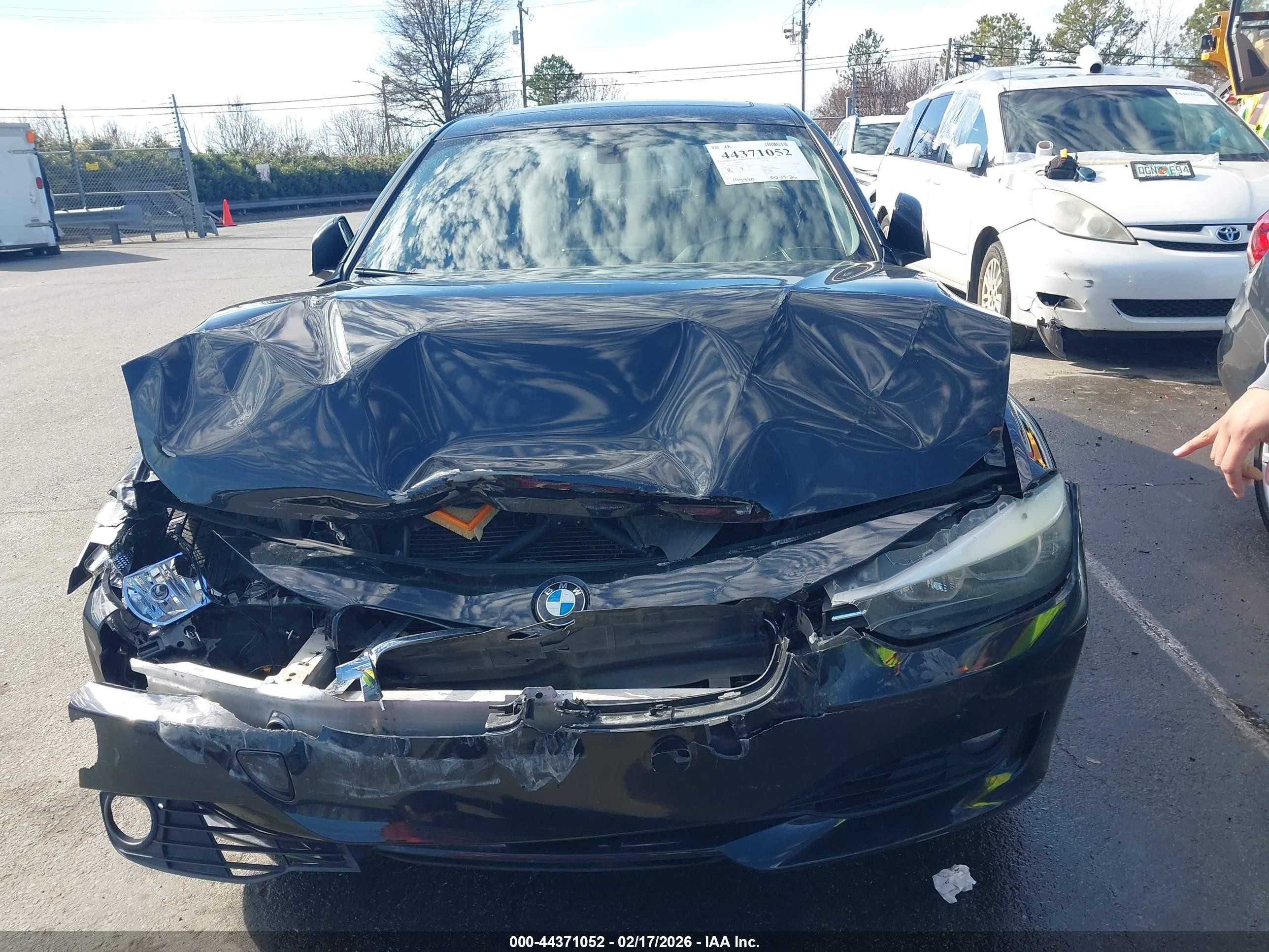 2014 Bmw 328i   Black vin: WBA3A5G52ENP31738