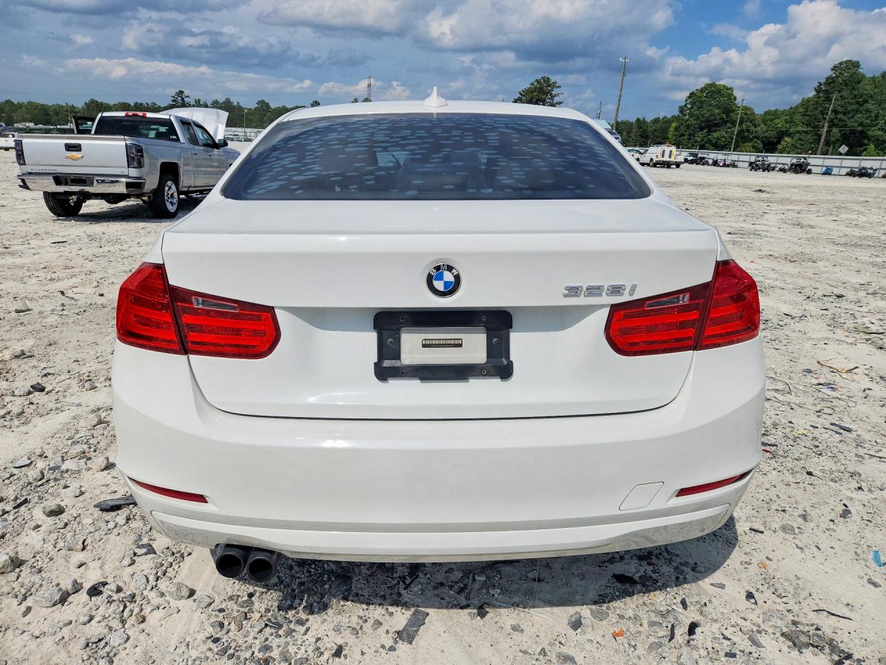 2014 Bmw 328 I White vin: WBA3A5G52ENP33134