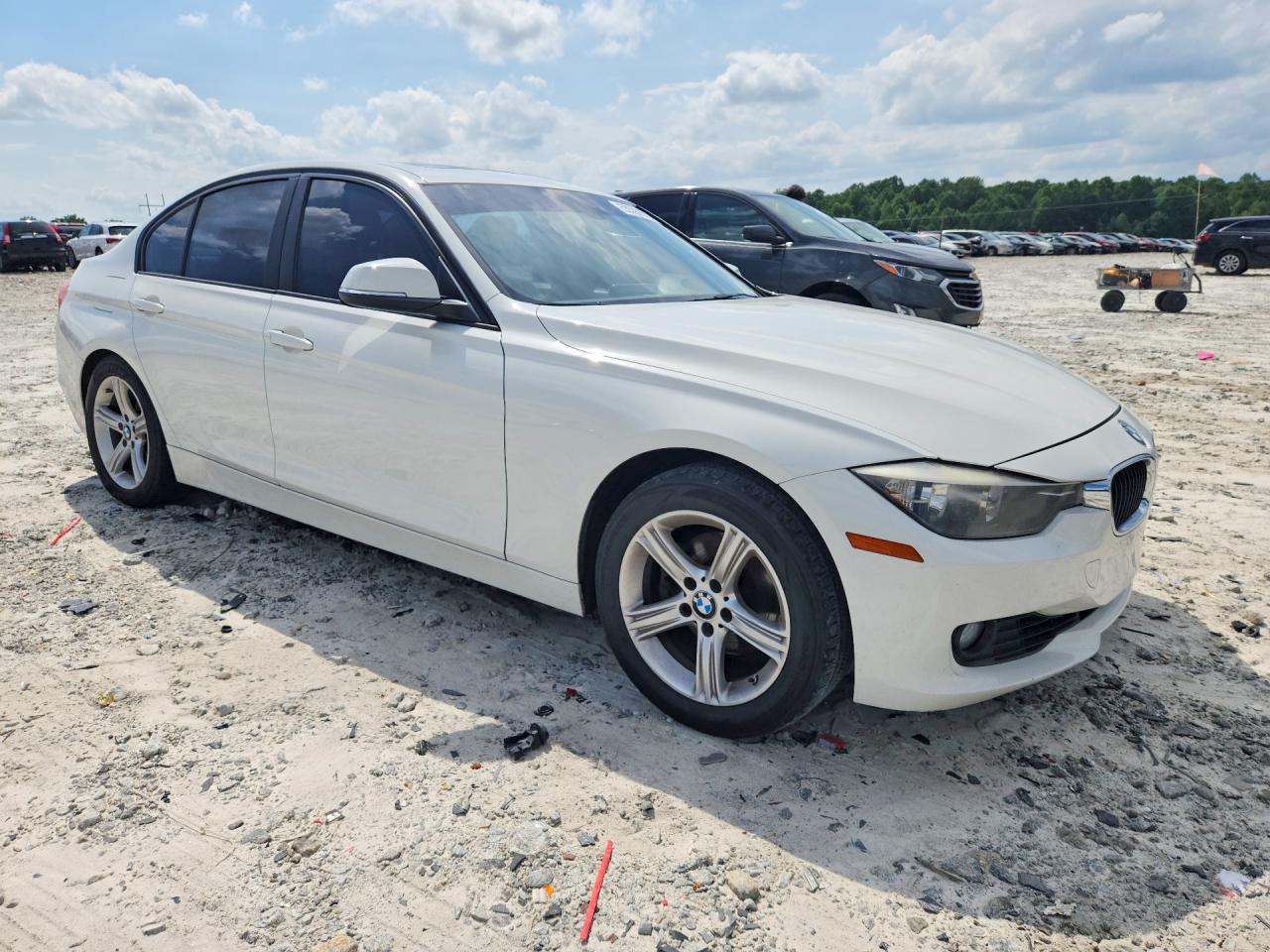 2014 Bmw 328 I White vin: WBA3A5G52ENP33134