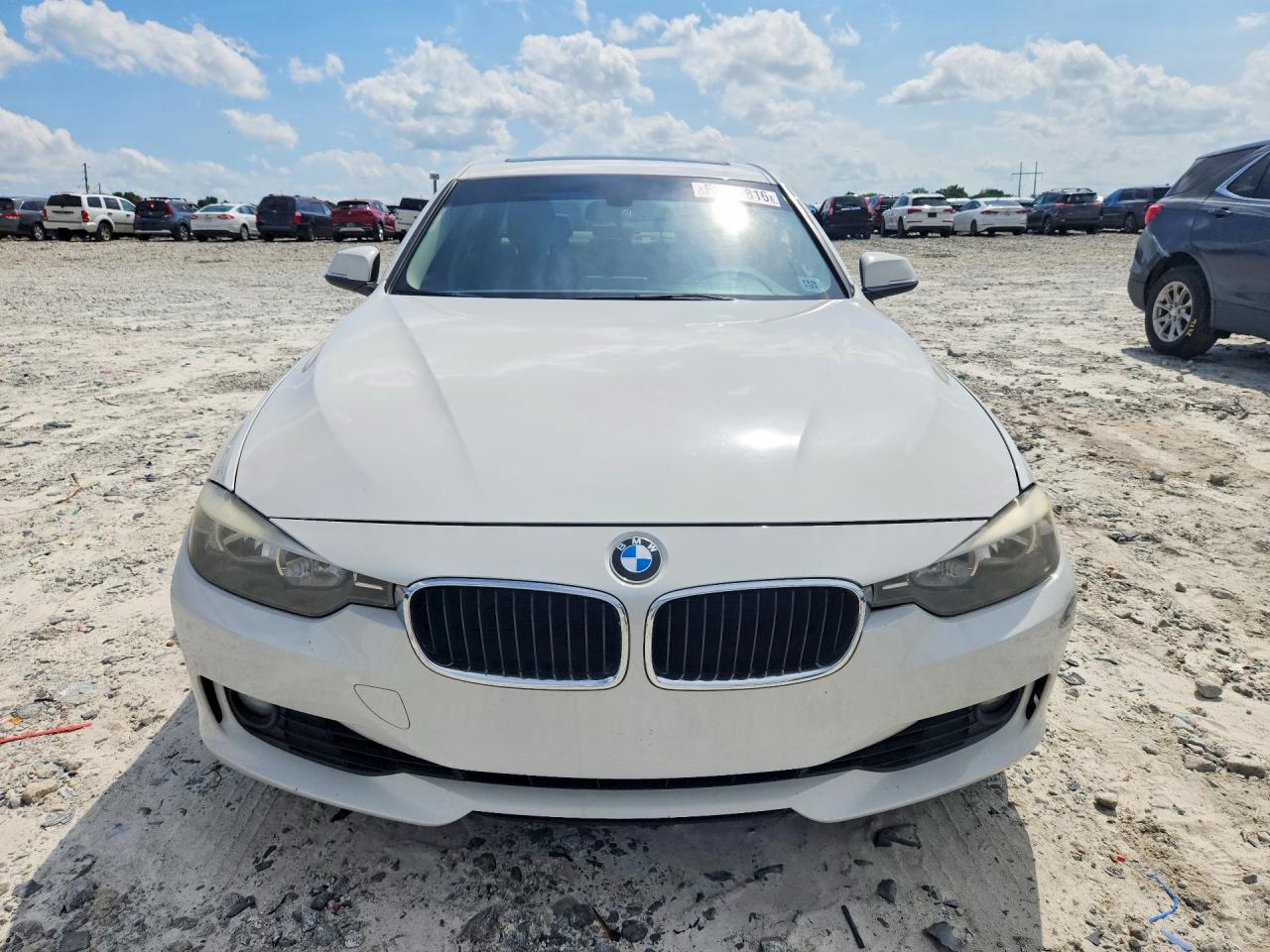 2014 Bmw 328 I White vin: WBA3A5G52ENP33134