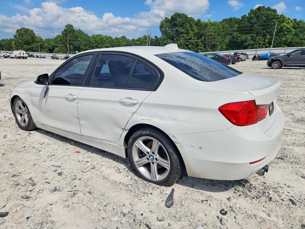 2014 Bmw 328 I White vin: WBA3A5G52ENP33134