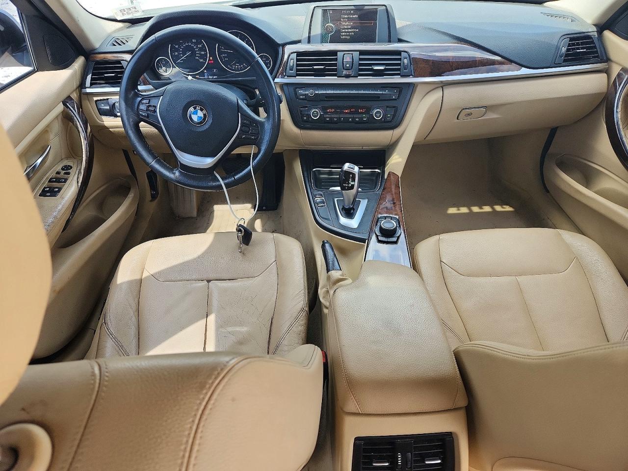 2014 Bmw 328 I White vin: WBA3A5G52ENP33134