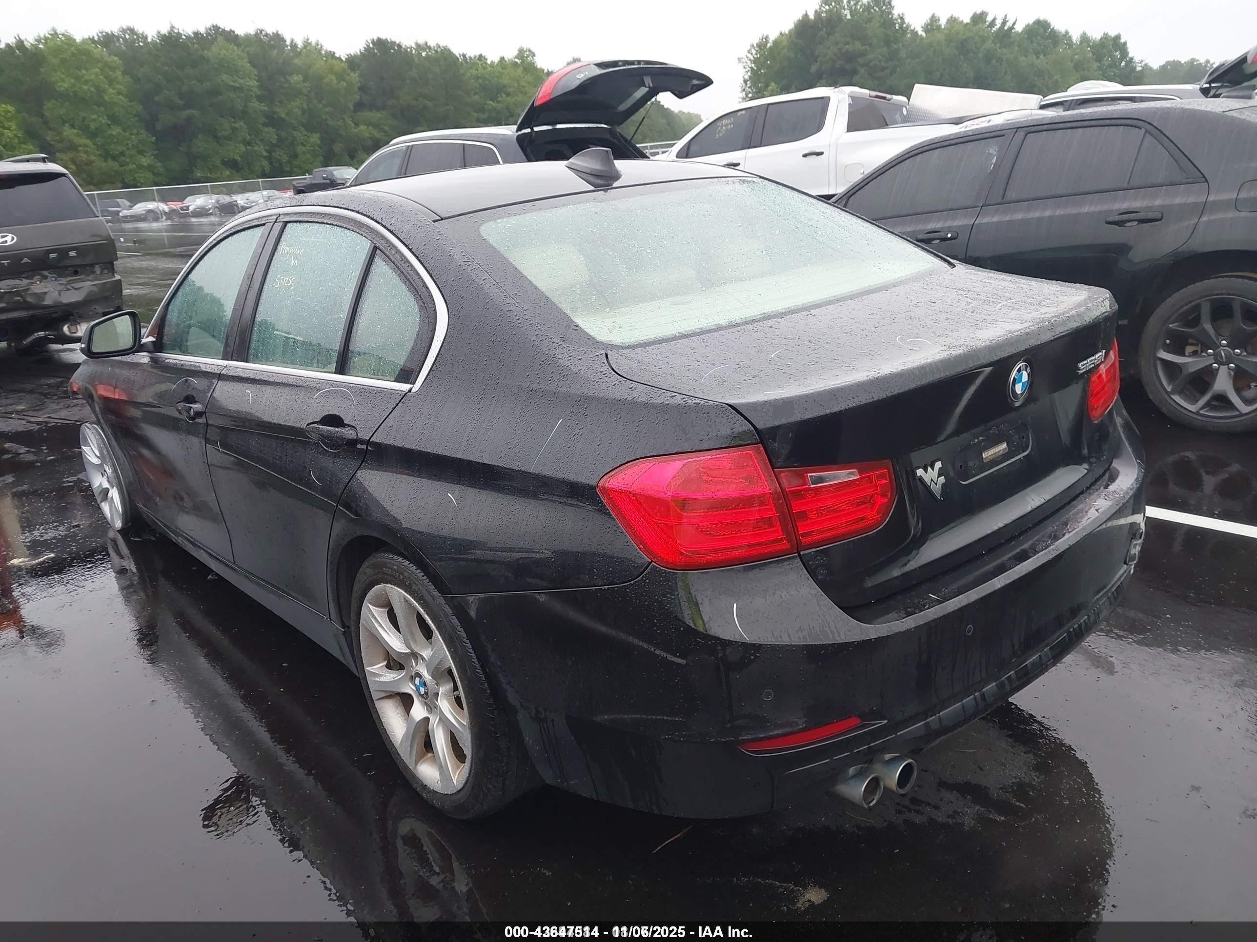 2015 Bmw 328i   Black vin: WBA3A5G52FNP35287