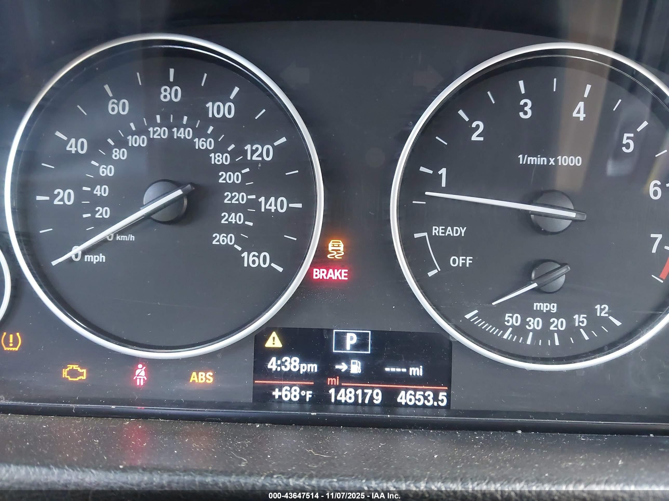 2015 Bmw 328i   Black vin: WBA3A5G52FNP35287