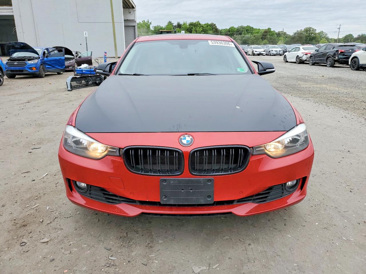 2015 Bmw 328 I Red vin: WBA3A5G52FNS84118