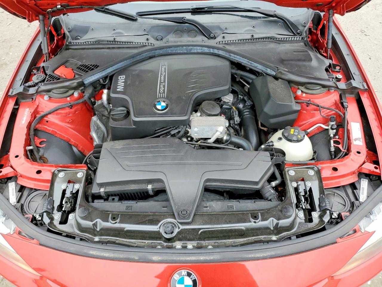 2015 Bmw 328 I Red vin: WBA3A5G52FNS84118