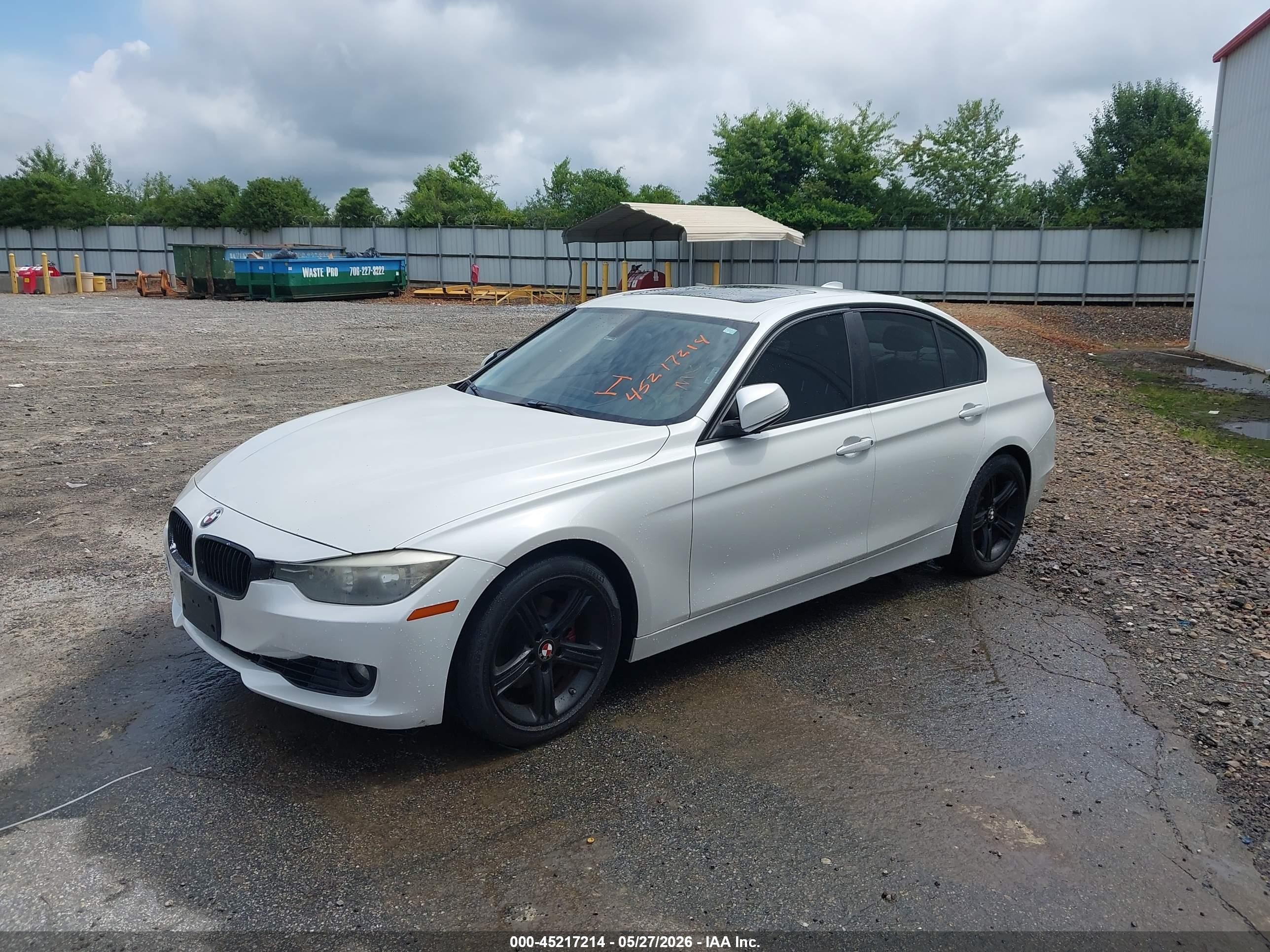 2014 Bmw 328i   White vin: WBA3A5G53ENP31568