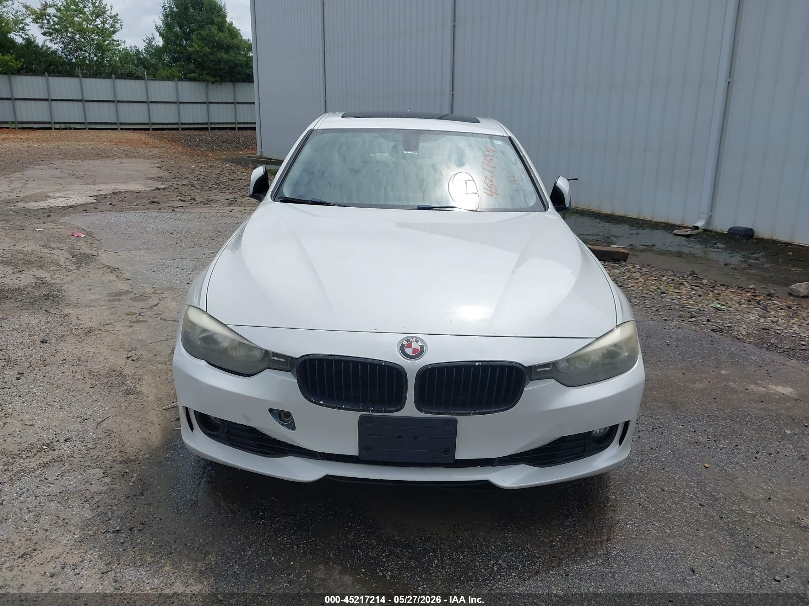 2014 Bmw 328i   White vin: WBA3A5G53ENP31568