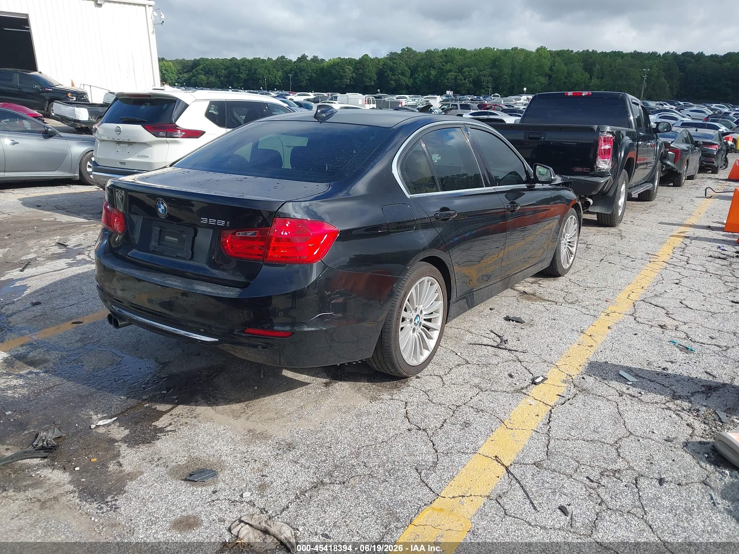2014 Bmw 328i   Black vin: WBA3A5G53ENP31943