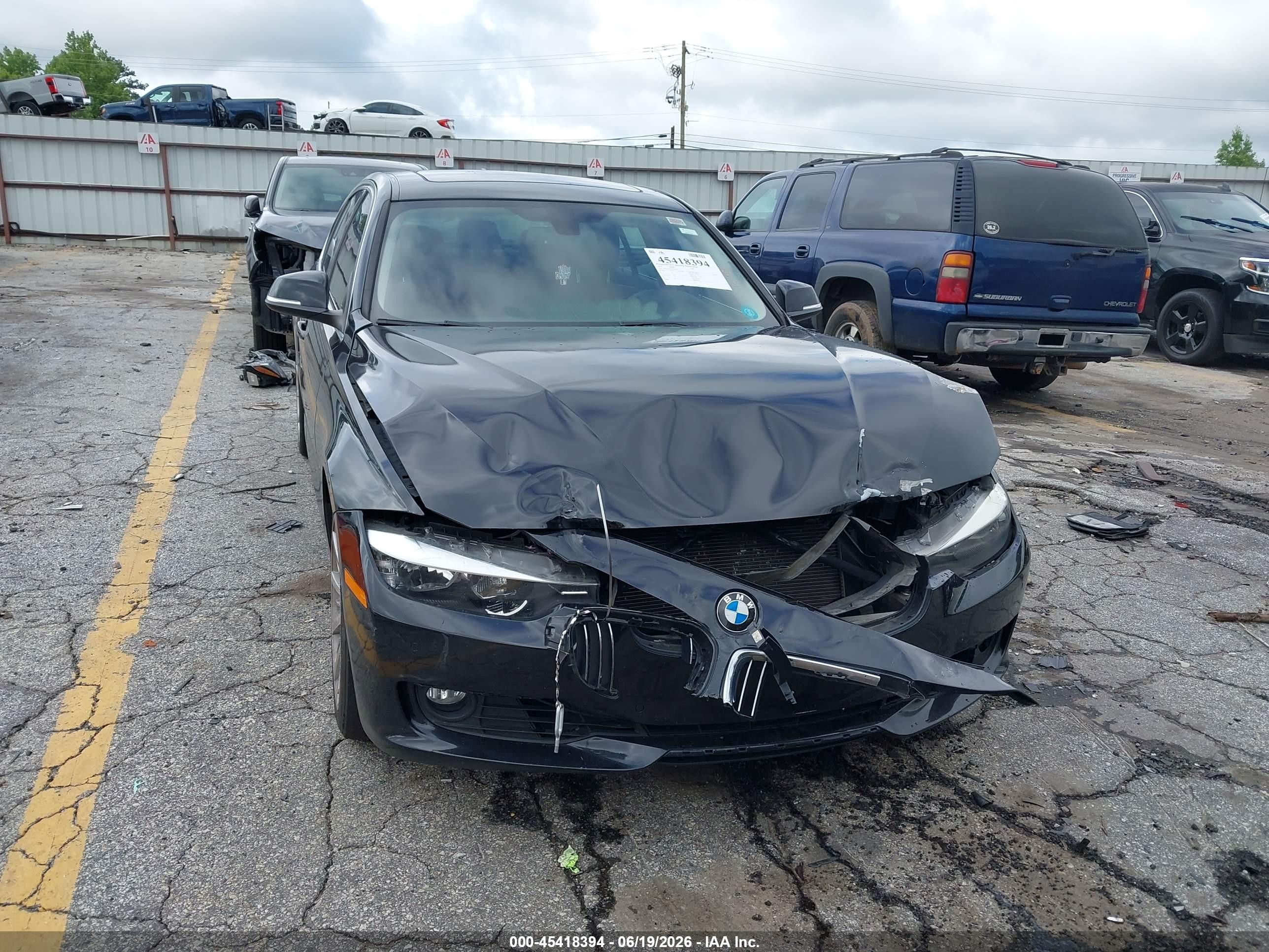 2014 Bmw 328i   Black vin: WBA3A5G53ENP31943