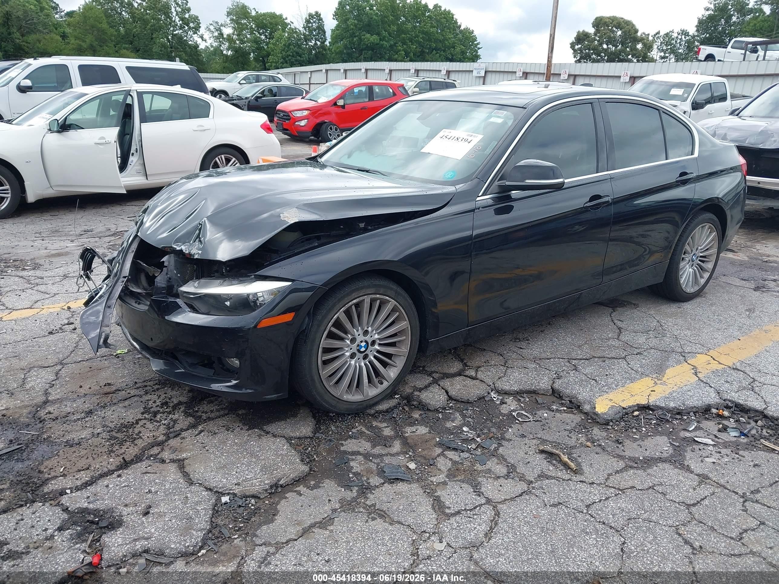 2014 Bmw 328i   Black vin: WBA3A5G53ENP31943