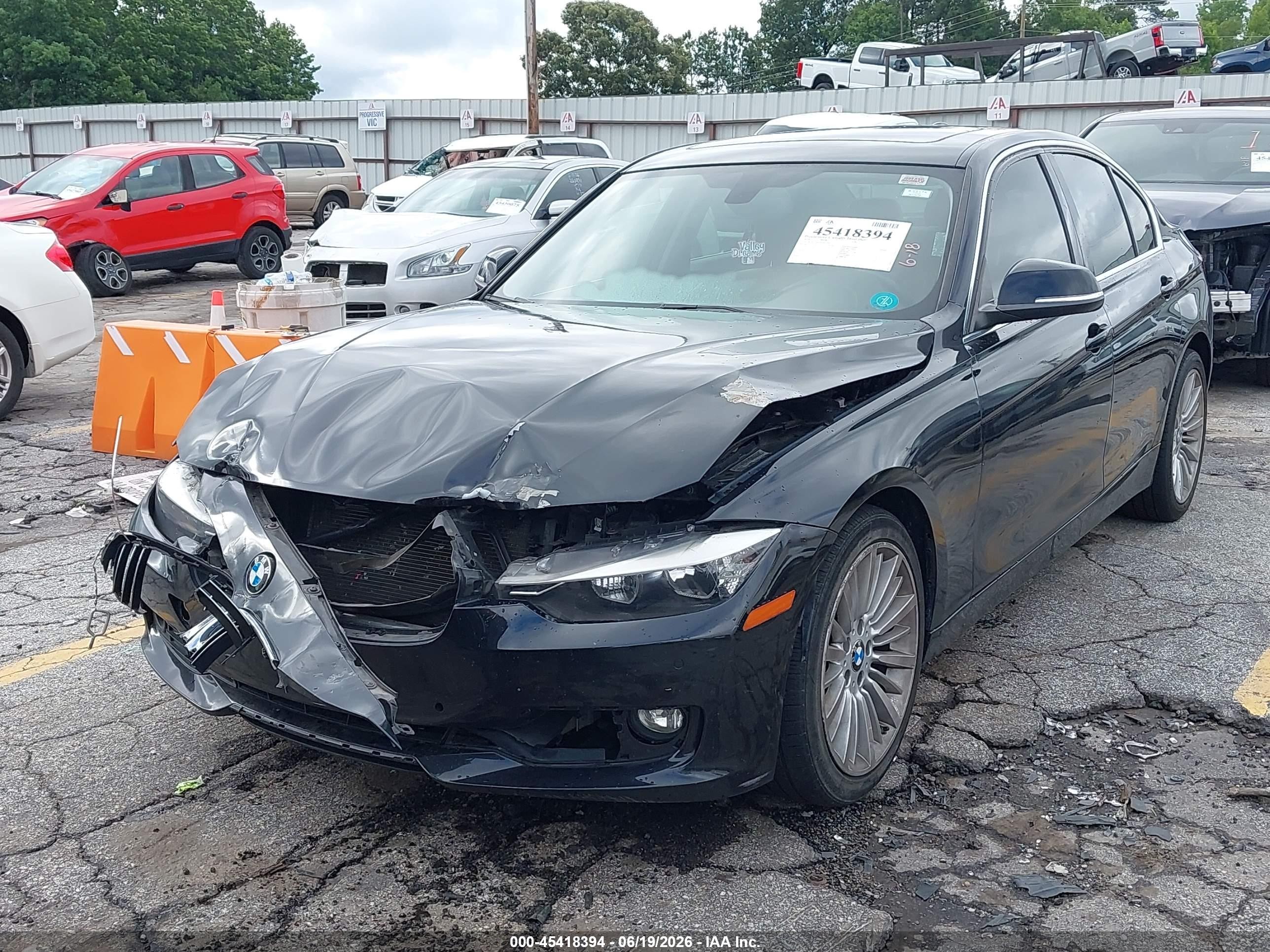 2014 Bmw 328i   Black vin: WBA3A5G53ENP31943
