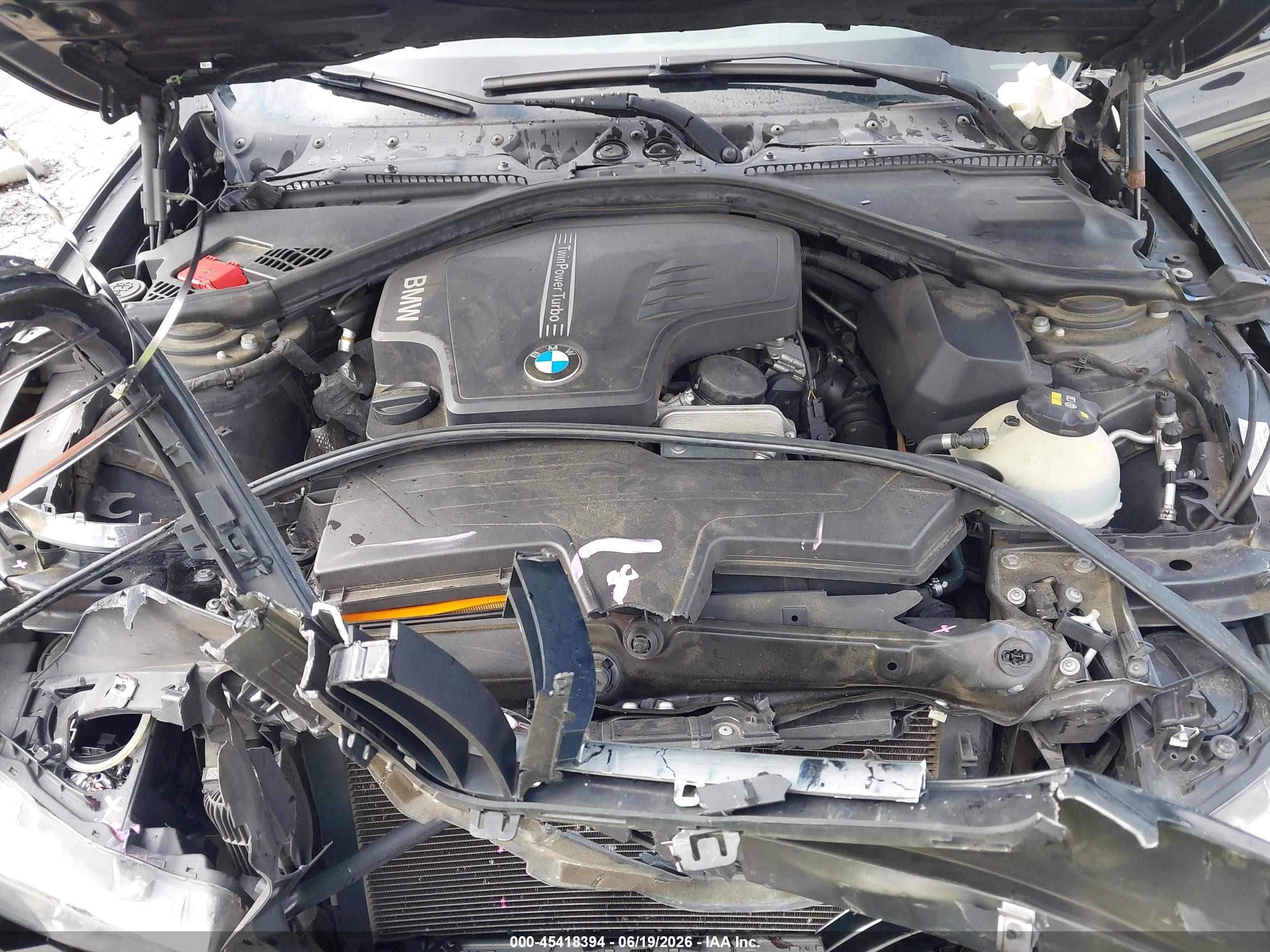 2014 Bmw 328i   Black vin: WBA3A5G53ENP31943