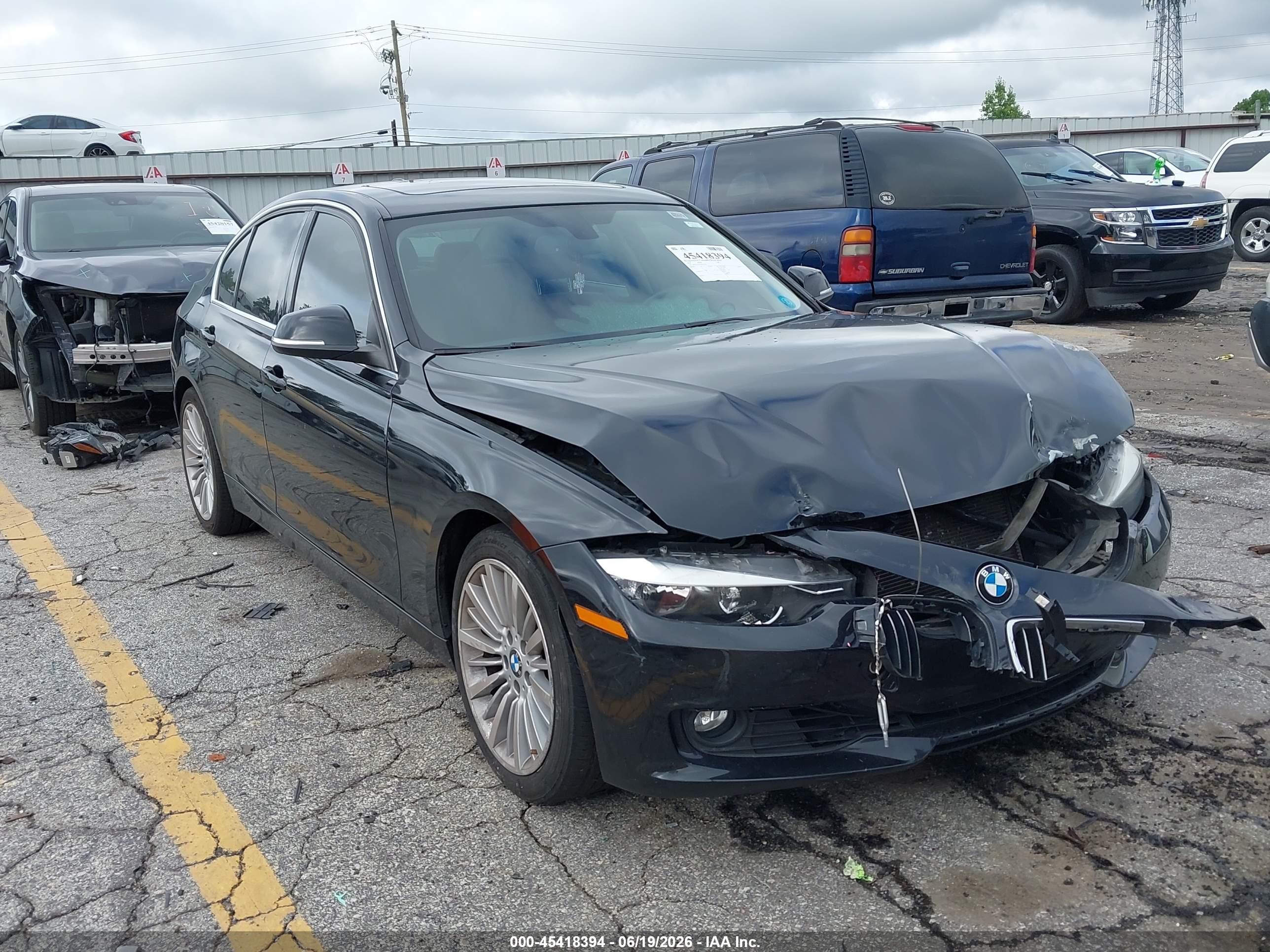 2014 Bmw 328i   Black vin: WBA3A5G53ENP31943