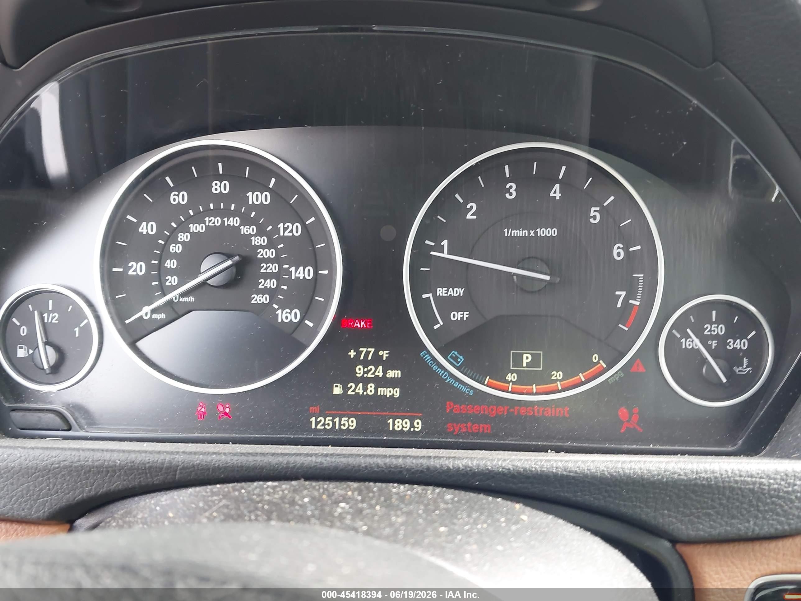 2014 Bmw 328i   Black vin: WBA3A5G53ENP31943