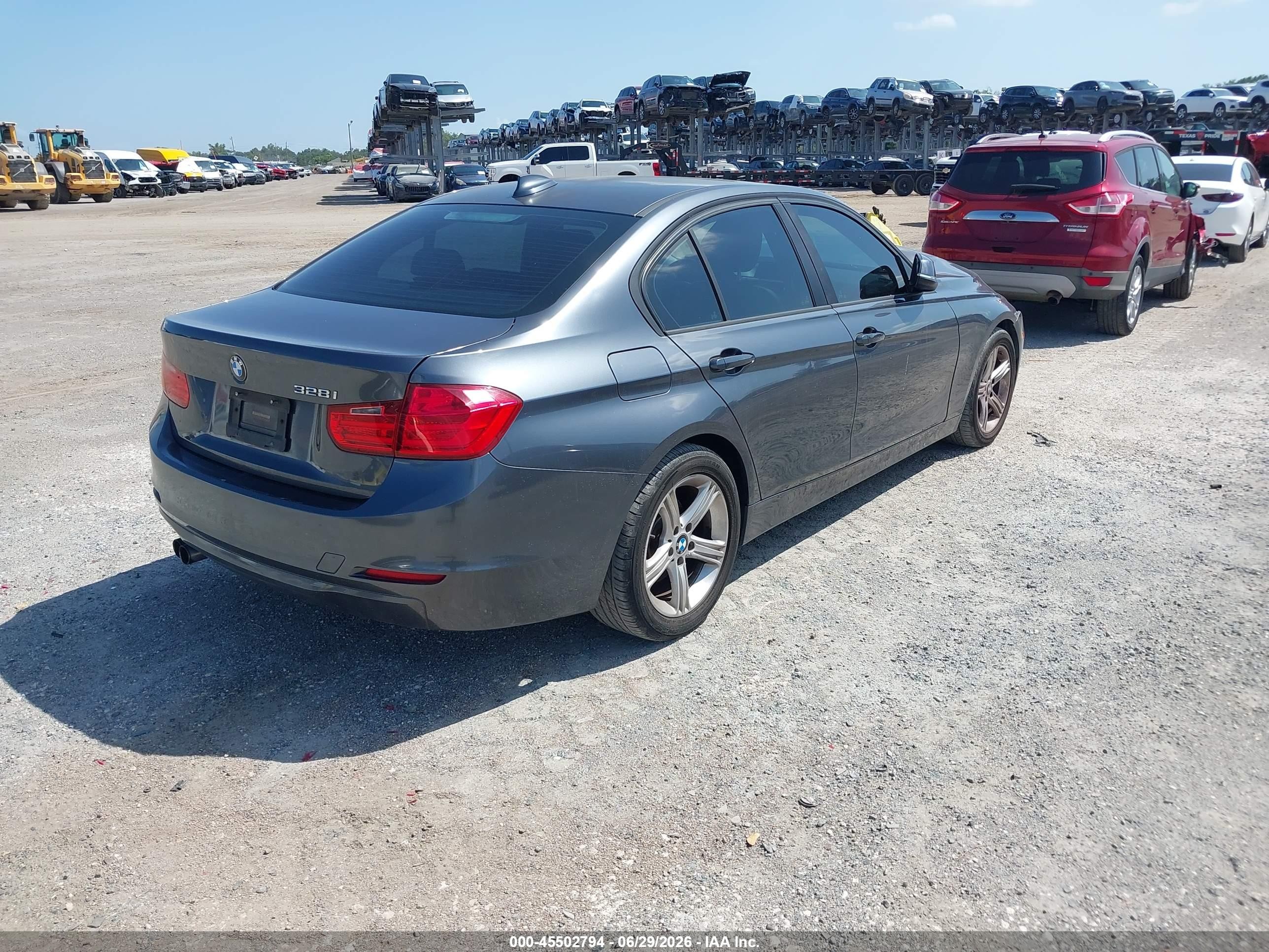 2014 Bmw 328i   Gray vin: WBA3A5G53ENP33255