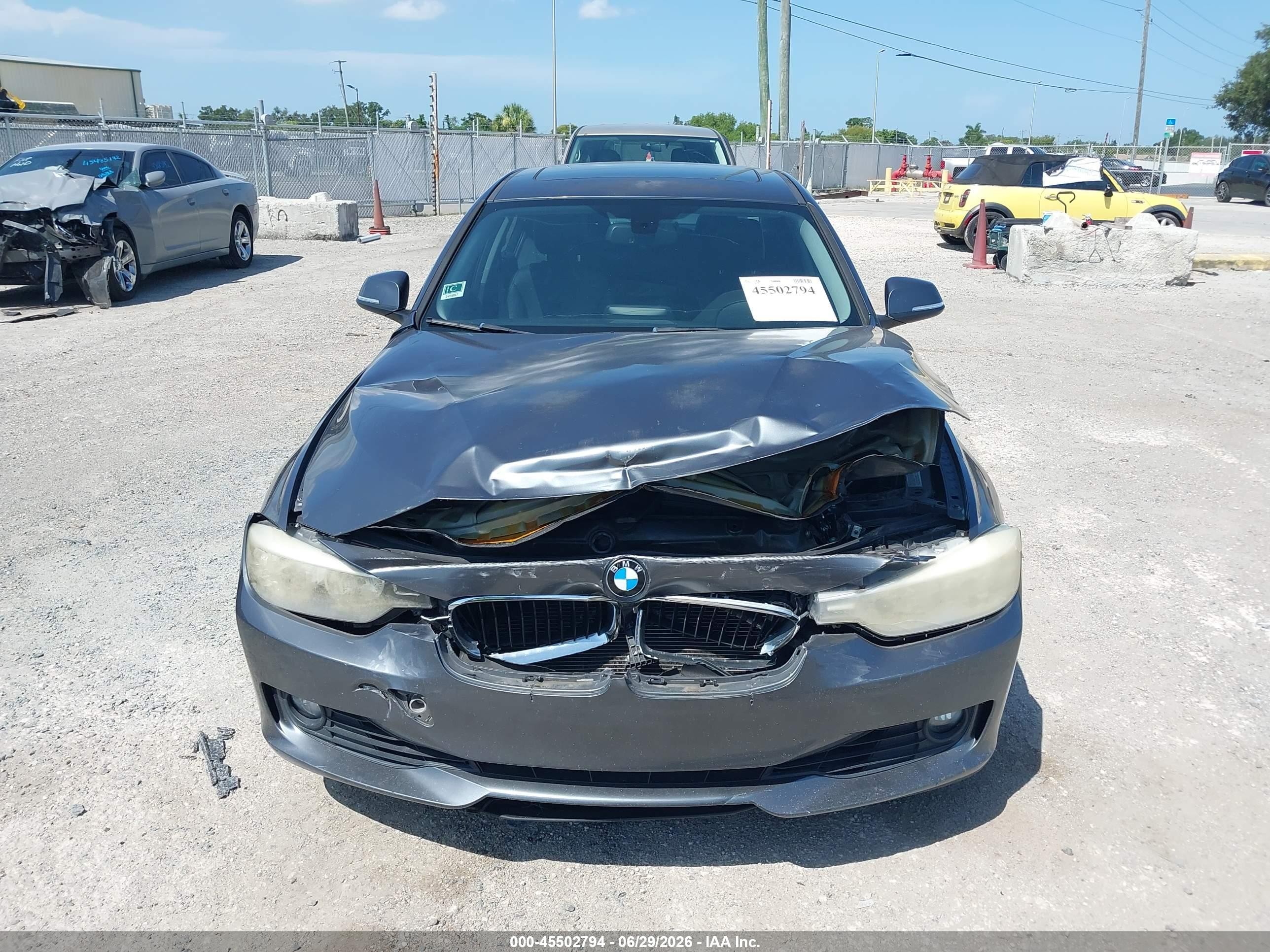 2014 Bmw 328i   Gray vin: WBA3A5G53ENP33255