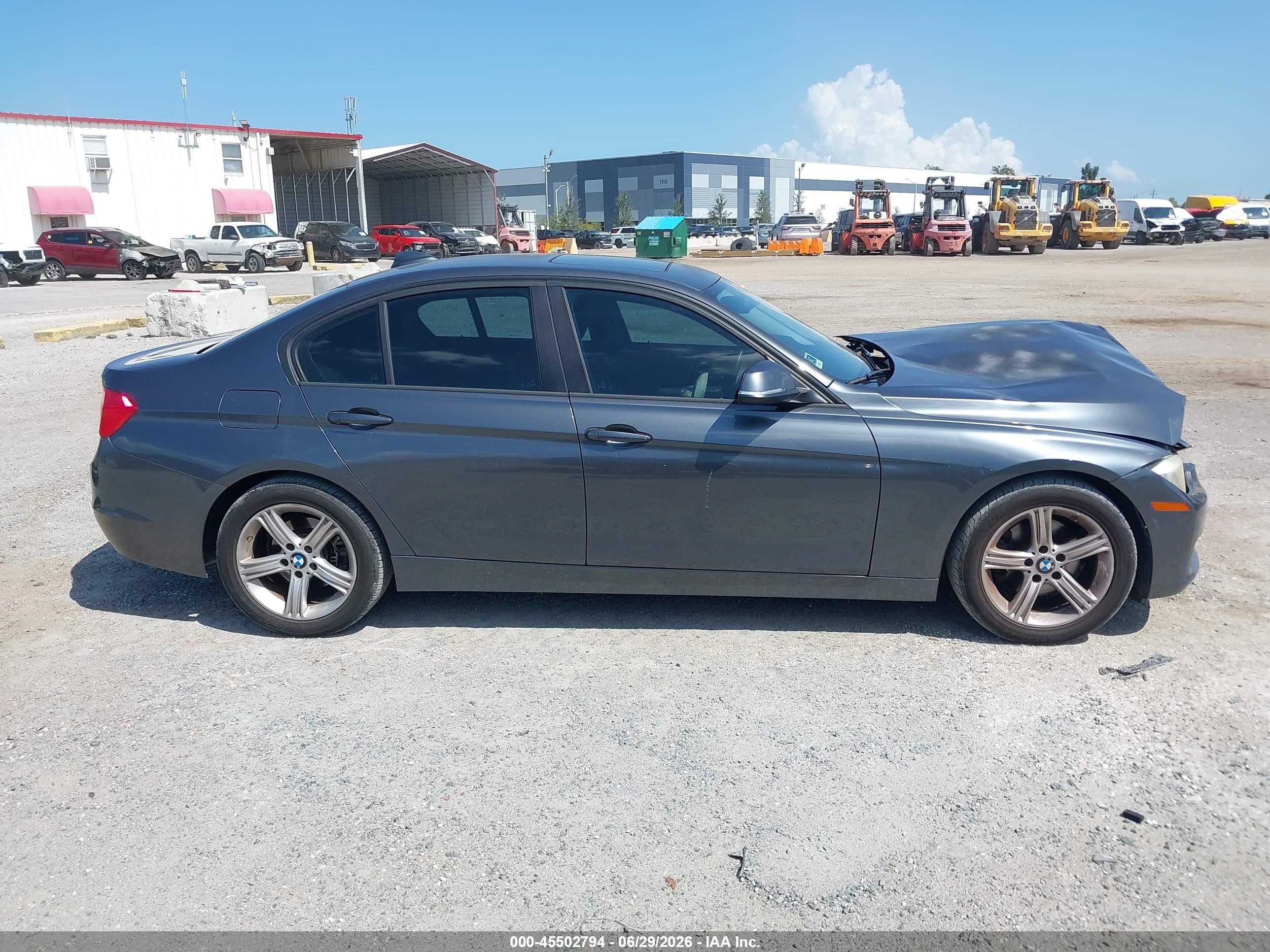 2014 Bmw 328i   Gray vin: WBA3A5G53ENP33255