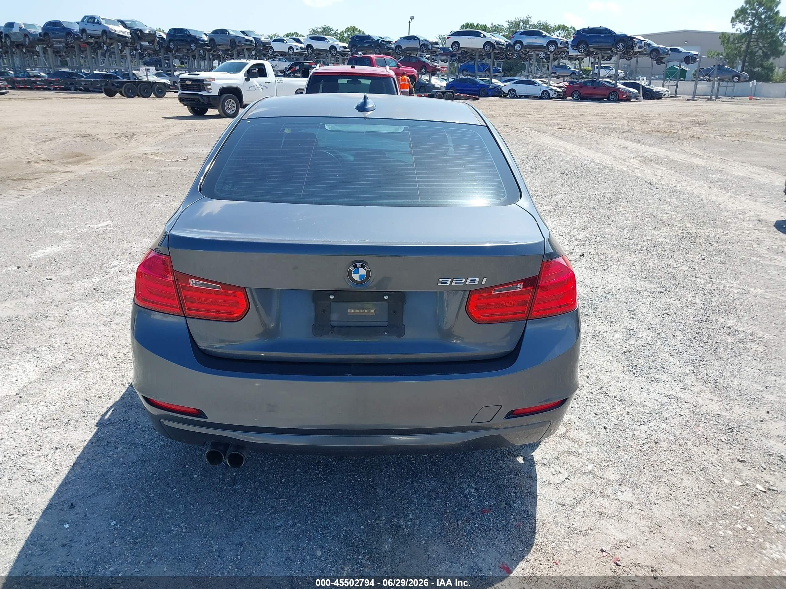 2014 Bmw 328i   Gray vin: WBA3A5G53ENP33255